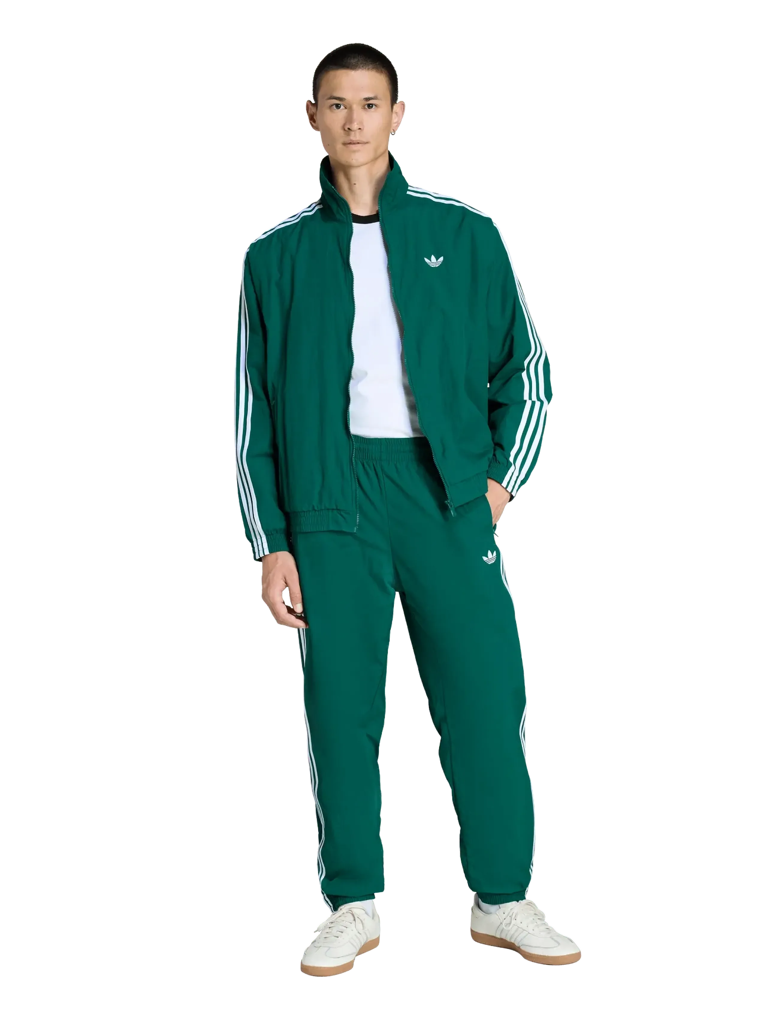 adidas Originals FIREBIRD WVN TP - Joggingbroeken - CGREEN / green