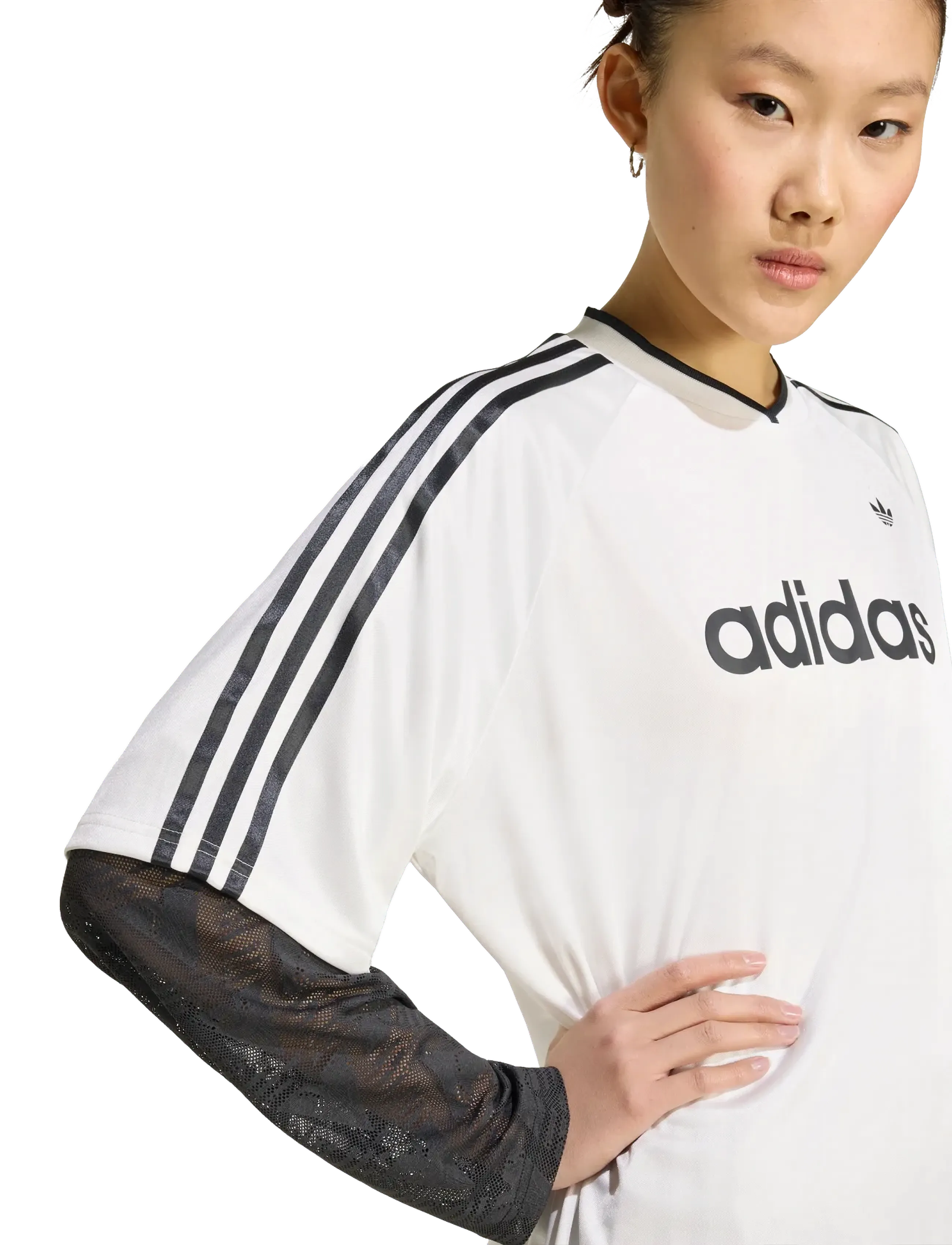 adidas Originals - LACE LS JERSEY - langærmede t-shirts - clowhi - 5