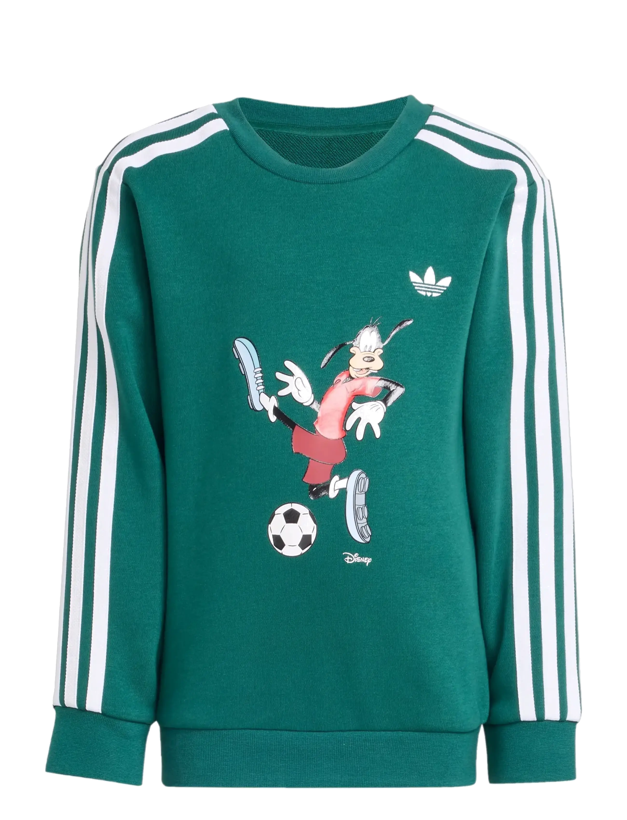 adidas Originals - CREW SET - tracksuits & 2-piece sets - cgreen/white - 3