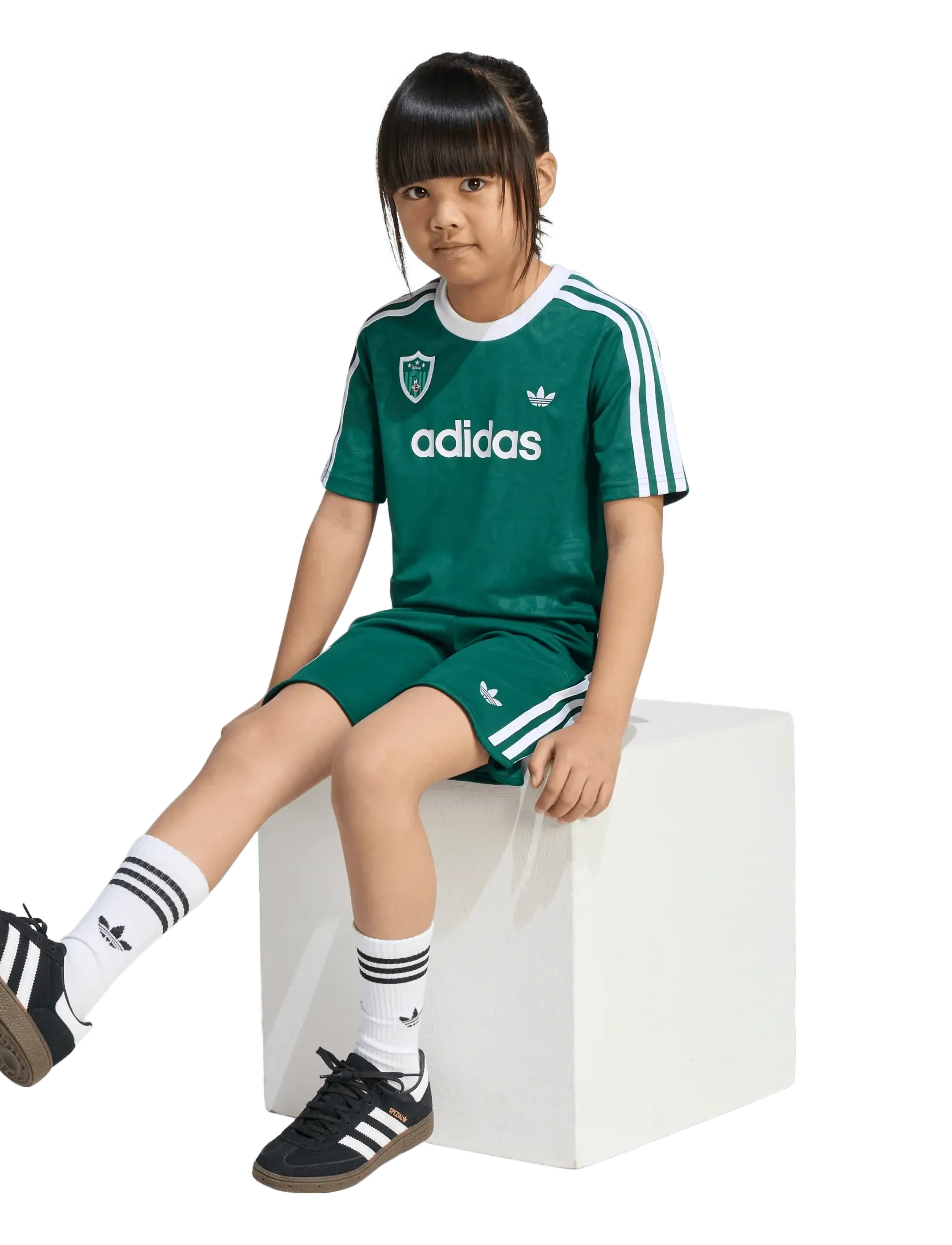 adidas Originals JERSEY SET - Set - CGREEN/WHITE / green