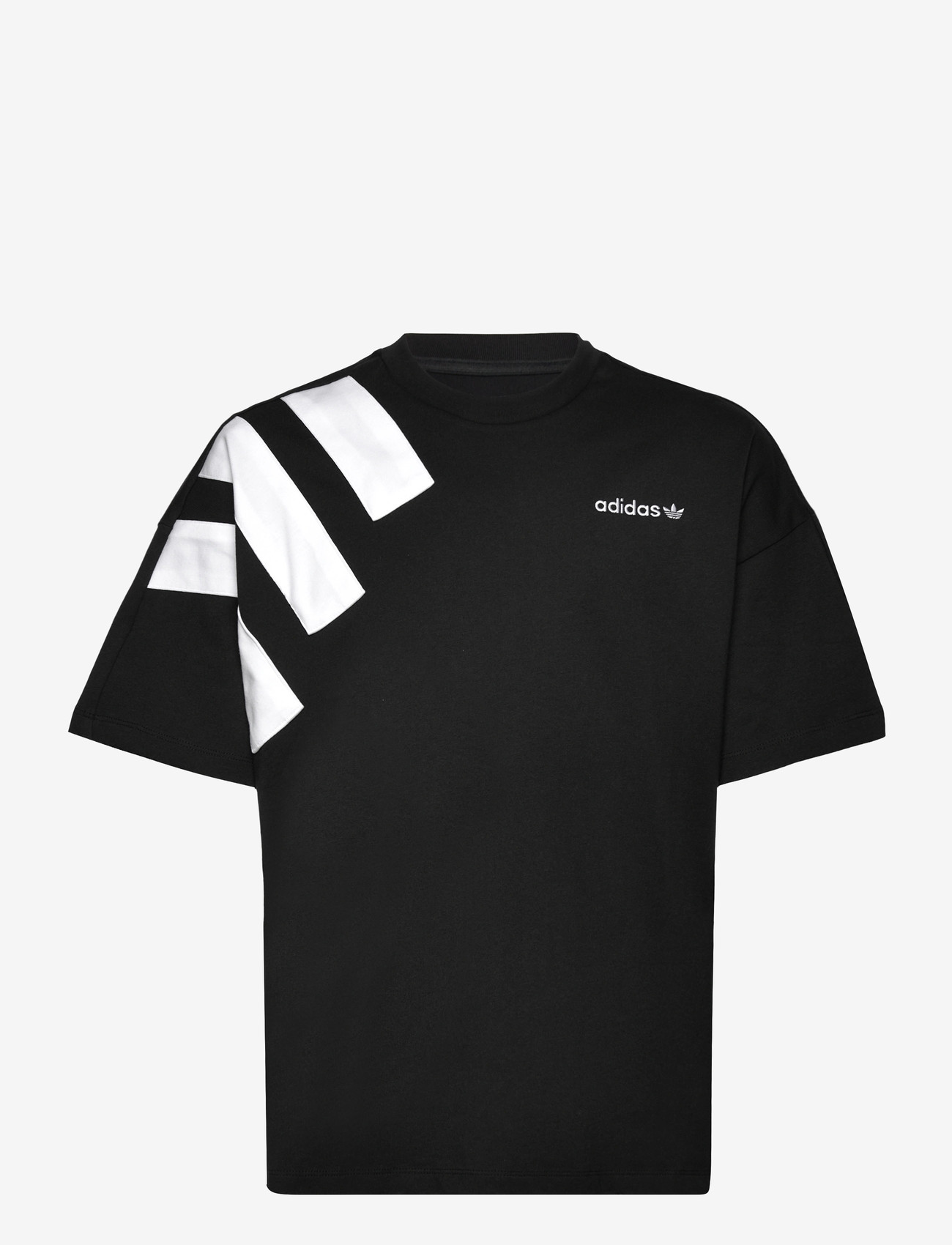 adidas Originals - LO BLOCKED TEE - sportstoppe - black - 0
