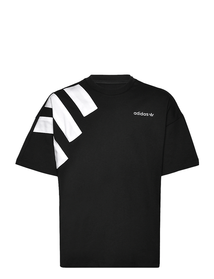 adidas Originals - LO BLOCKED TEE - sporttoppar - black - 0