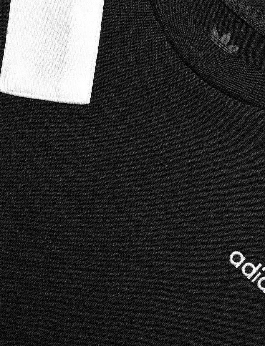 adidas Originals - LO BLOCKED TEE - sporttoppar - black - 2