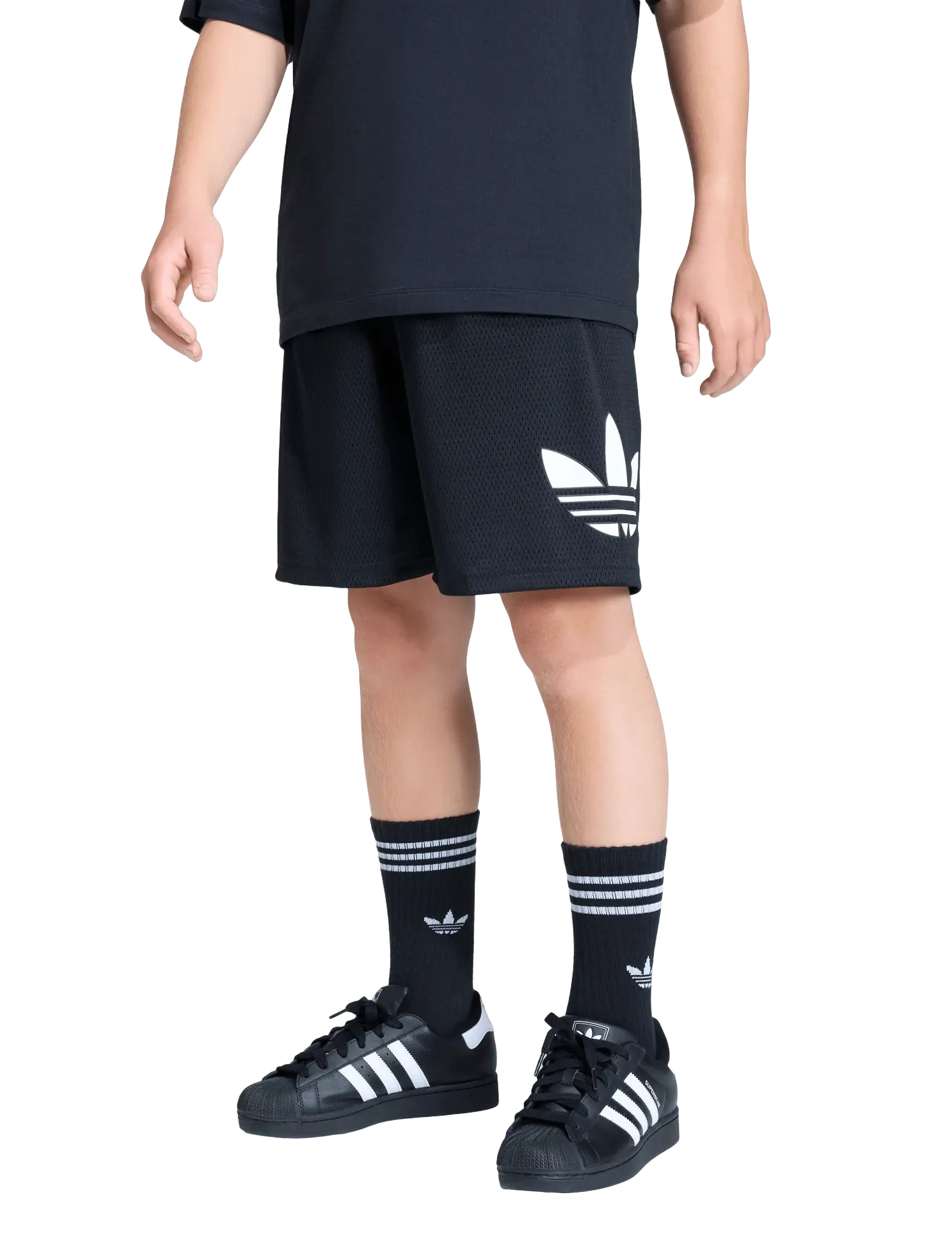 adidas Originals Lo Shorts, 128, Schwarz - Sport Kinder