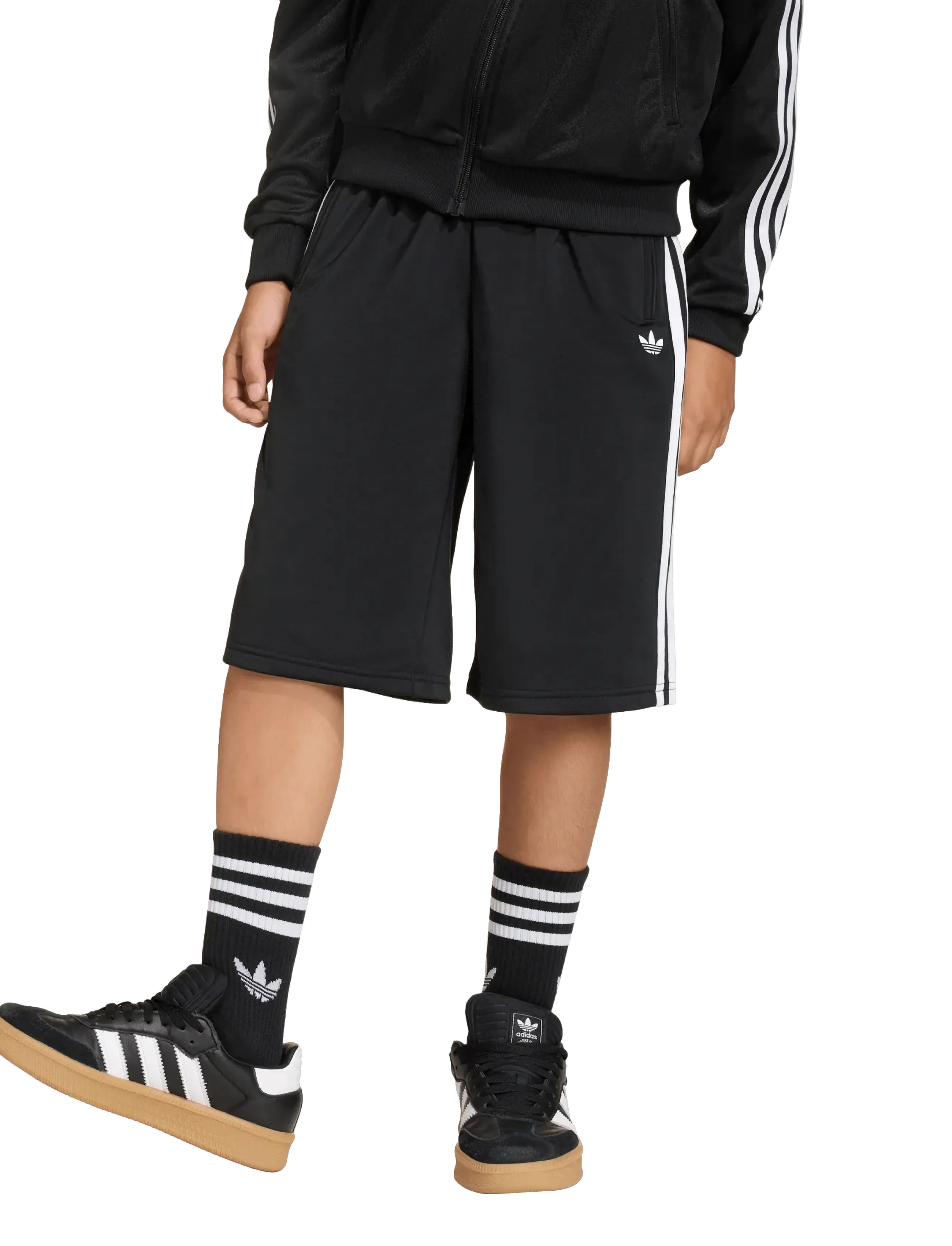 adidas Originals - FIREBIRD JORTS - sportsshorts - black/white - 2