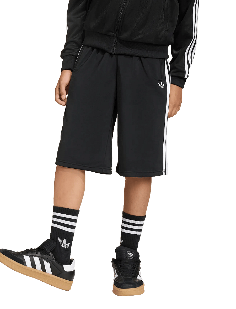 adidas Originals - FIREBIRD JORTS - black/white - 2