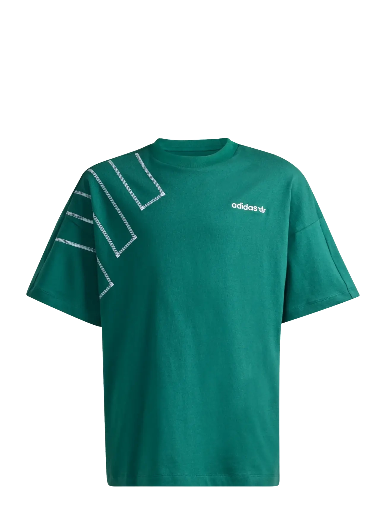 adidas Originals LO BLOCKED TEE - Nyheder - CGREEN / green