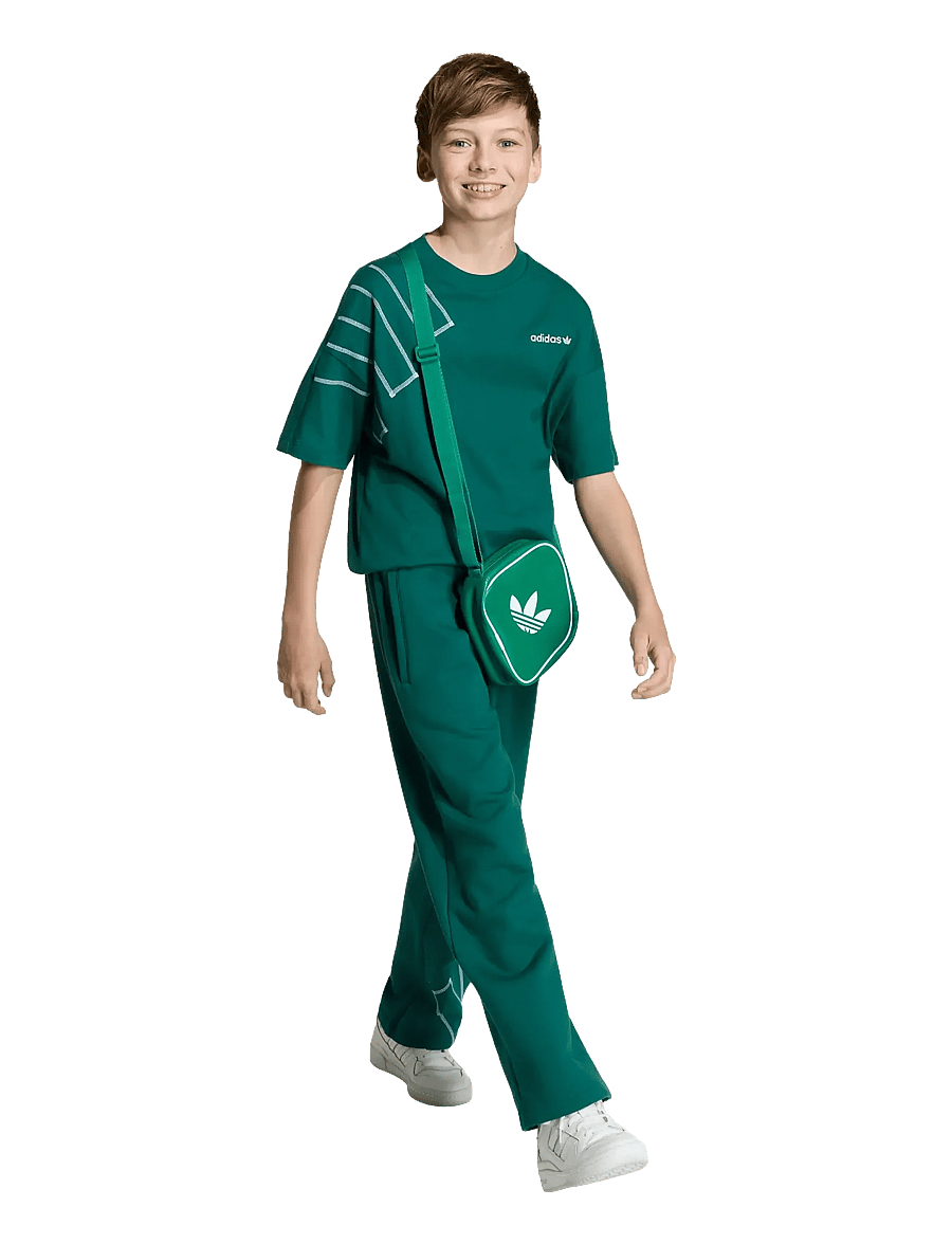 adidas Originals - LO BLOCKED TEE - sportoberteile - cgreen - 0