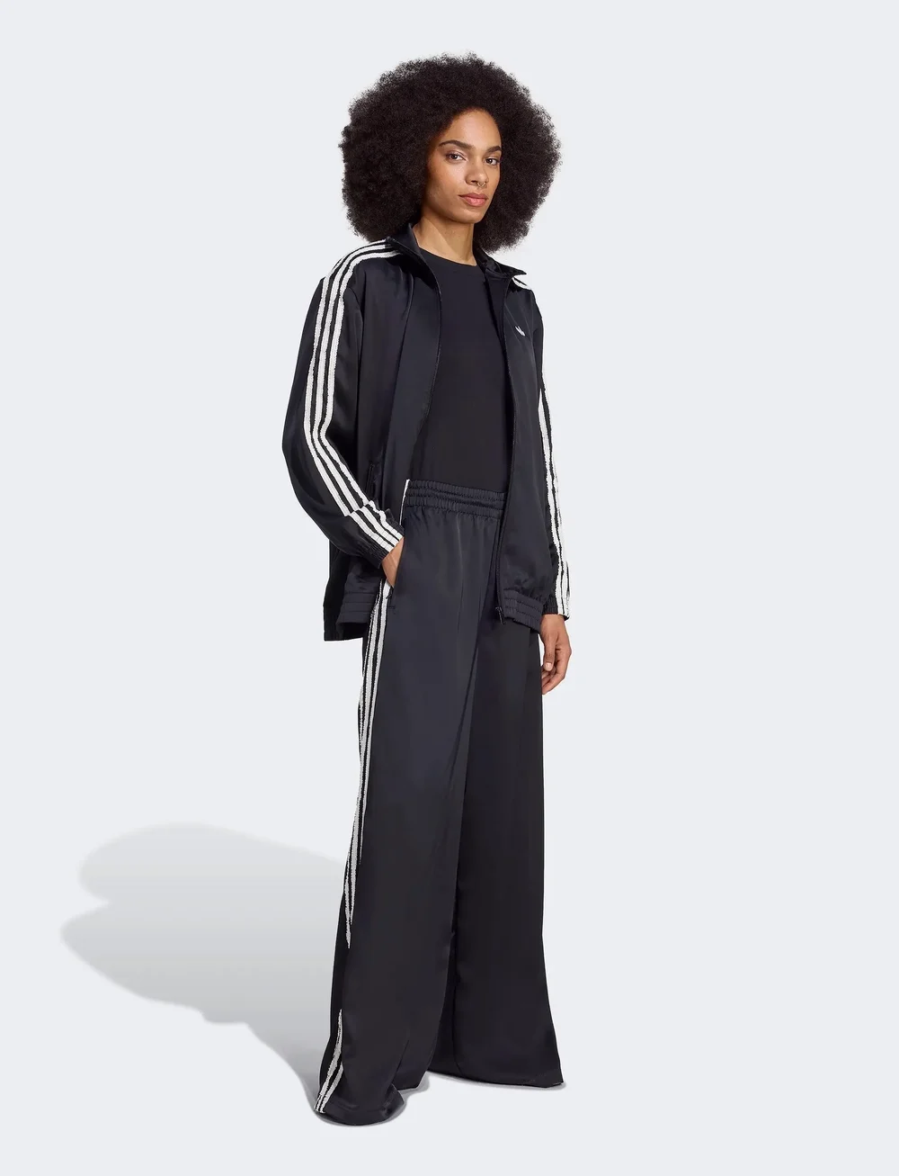 adidas Originals - SATIN TT - sportsjakker - black - 0