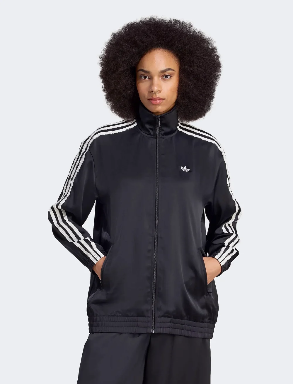 adidas Originals - SATIN TT - sportsjakker - black - 4