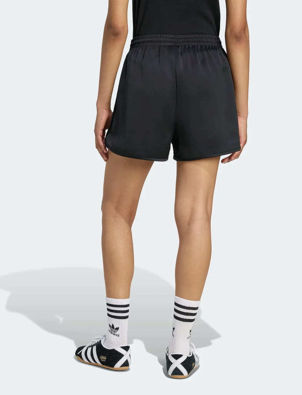 adidas Originals - RUFFLE SHORTS - casual shorts - black - 3