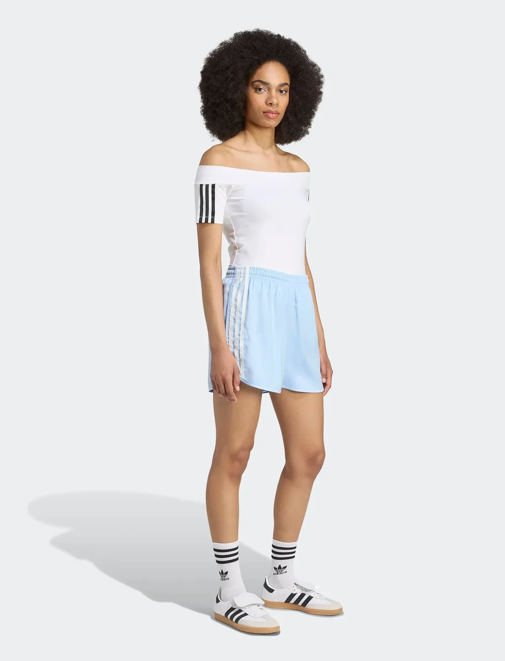 adidas Originals - RUFFLE SHORTS - afslappede shorts - clesky - 4
