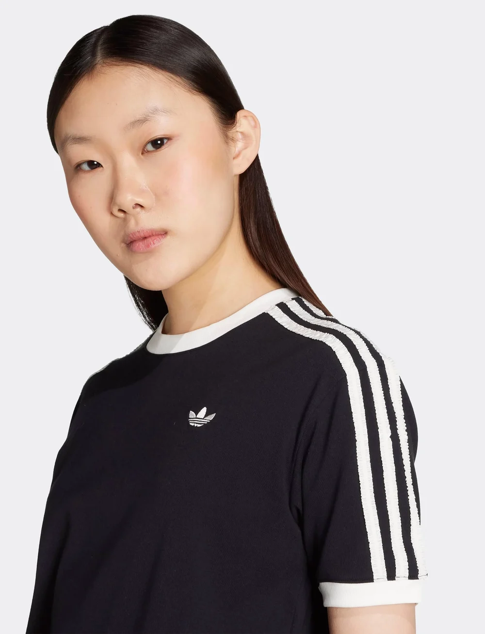 adidas Originals - RUFFLE 3S TEE - t-shirts - black - 2
