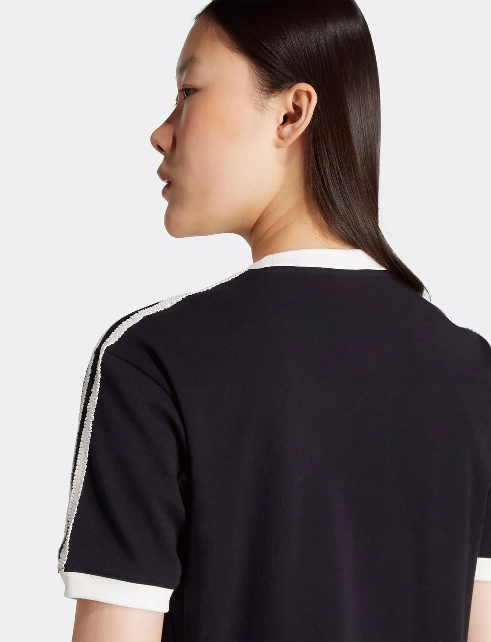 adidas Originals - RUFFLE 3S TEE - t-shirts - black - 3