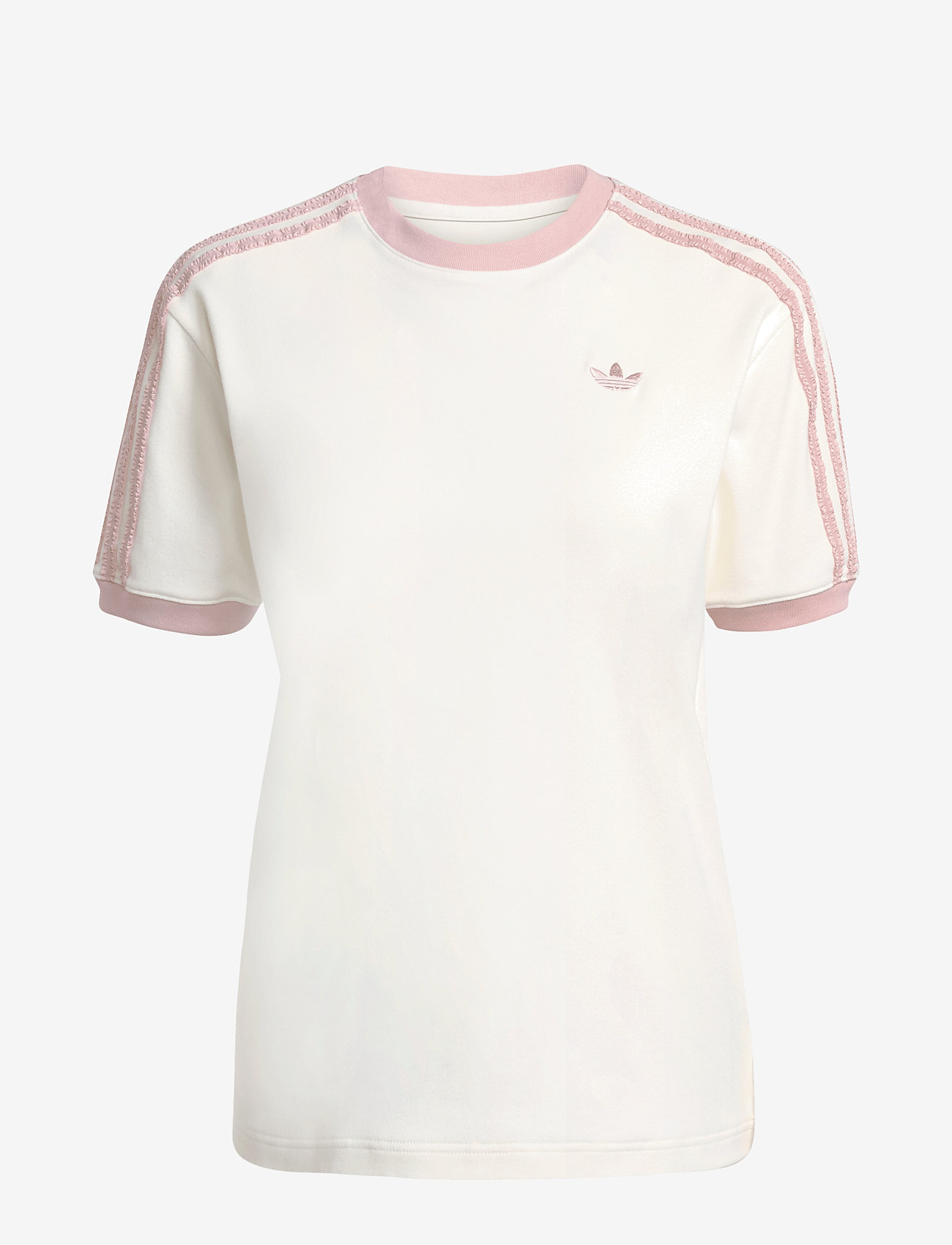 adidas Originals - RUFFLE 3S TEE - t-shirts - owhite - 1
