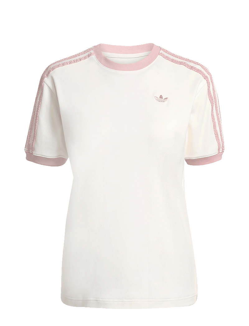 adidas Originals - RUFFLE 3S TEE - t-shirts - owhite - 1