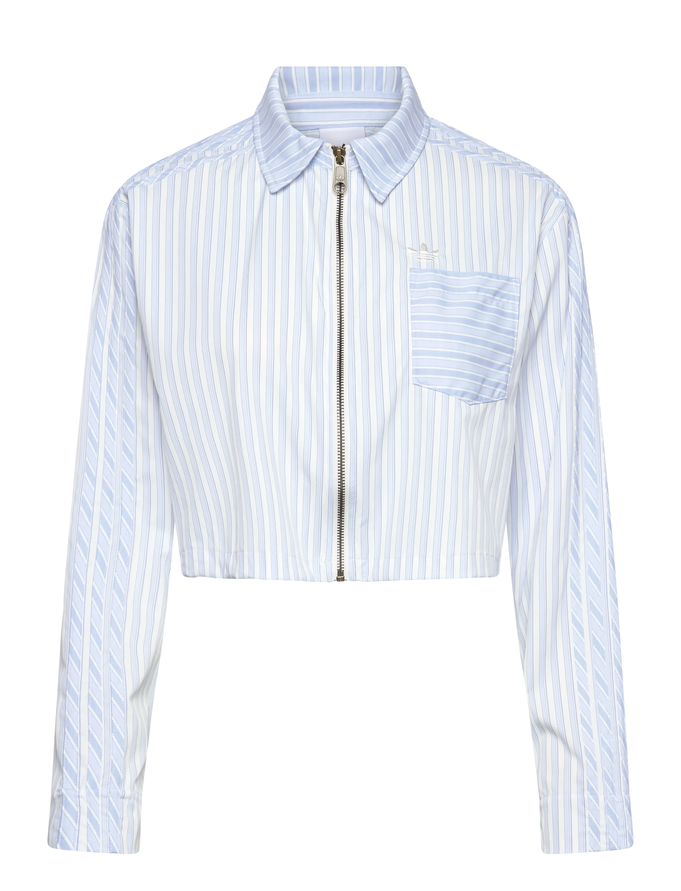 adidas Originals P ESS SHI - Crop tops - CRSK/AMBSKY / blue