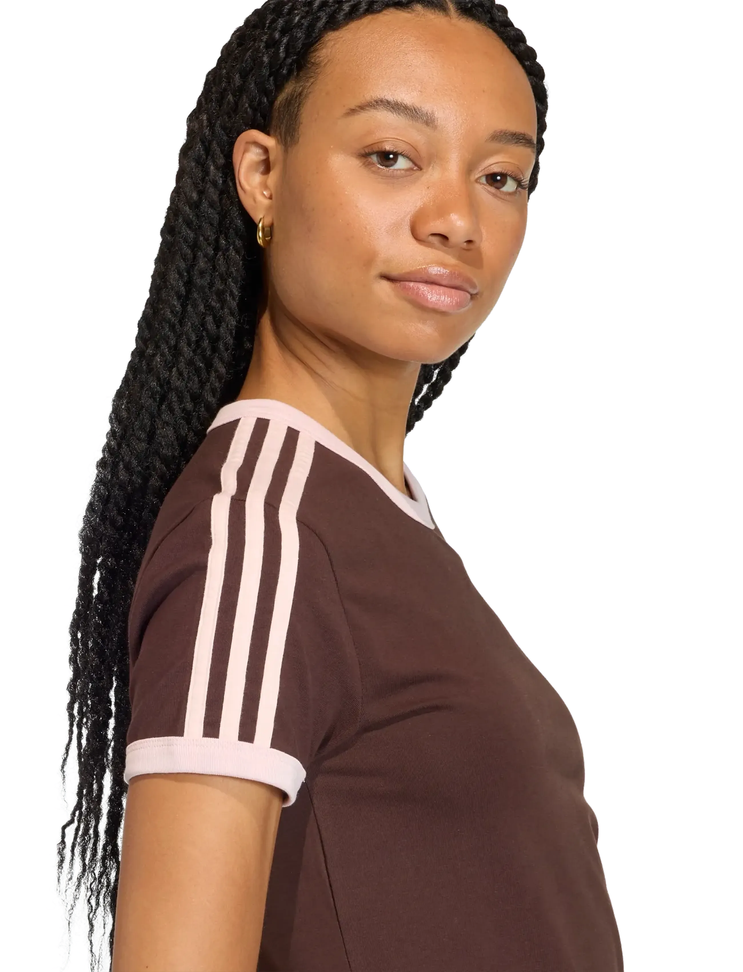 adidas Originals - 3S TEE SLIM - alussärgid ja t-särgid - auco/sanpin - 3