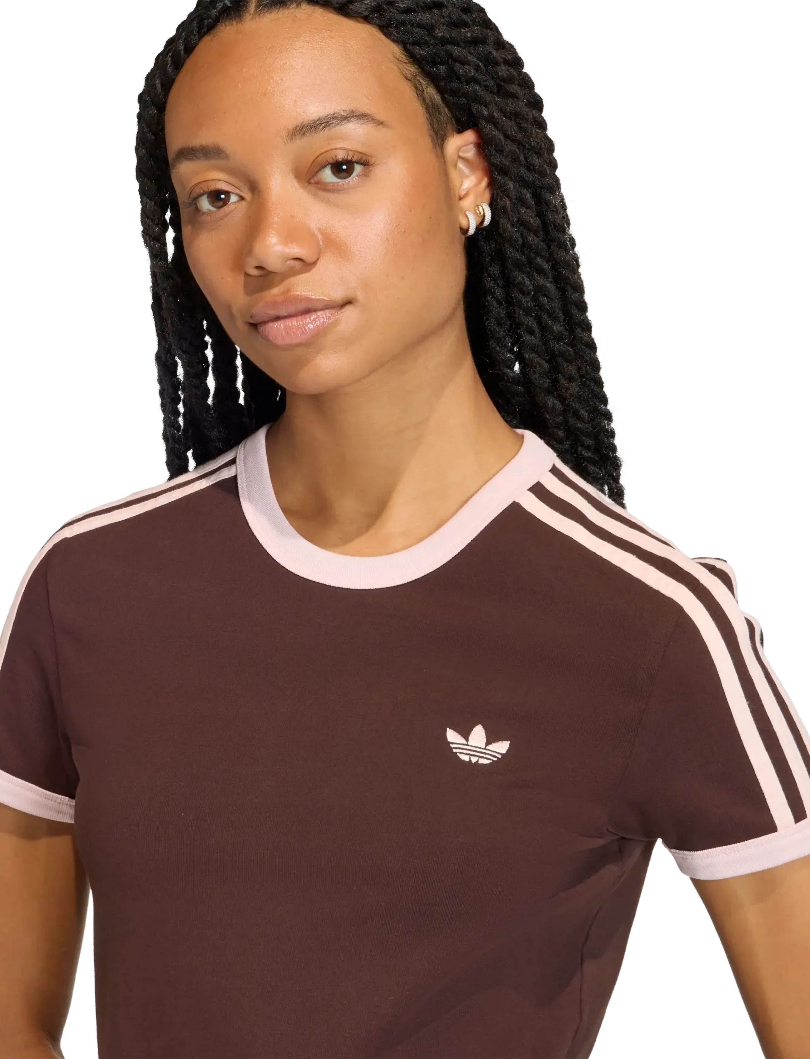 adidas Originals - 3S TEE SLIM - alussärgid ja t-särgid - auco/sanpin - 4
