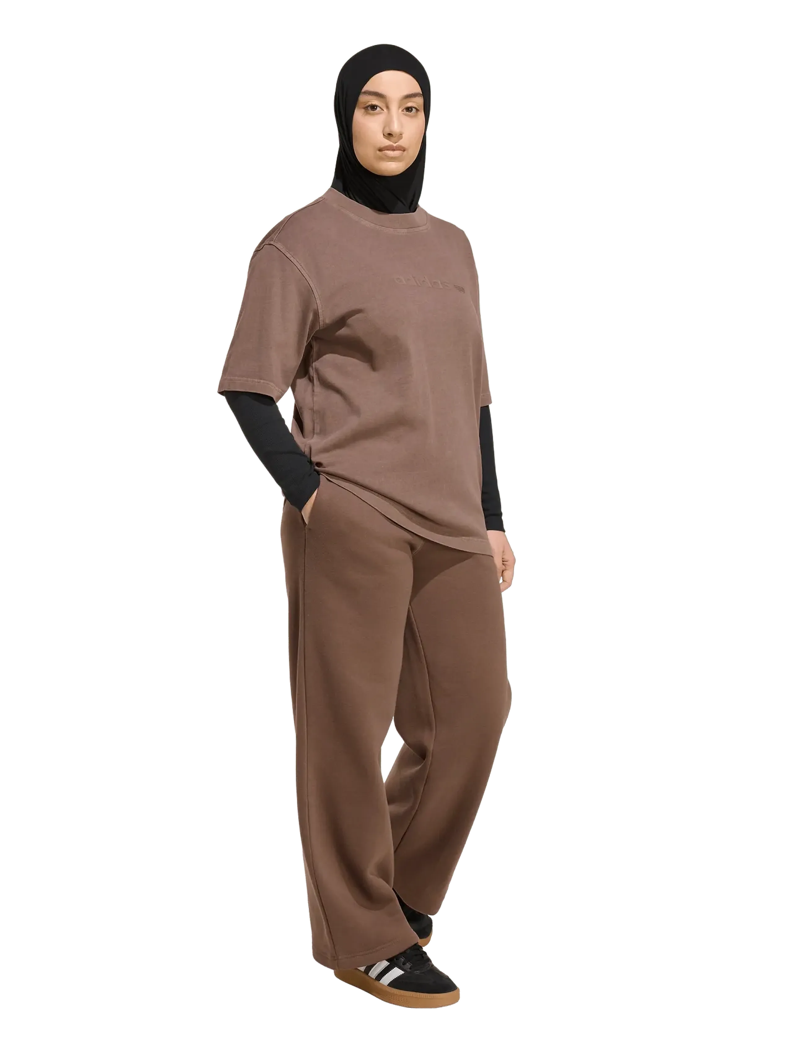 adidas Originals Ess Wl Pant Fl, S, Brown, Sport Pants > Sport Sweatpants, Dame