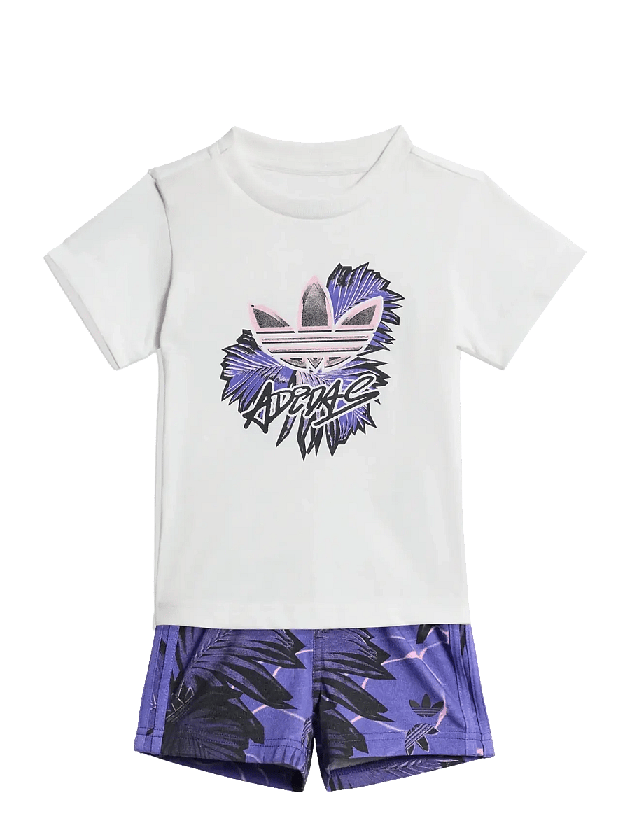 adidas Originals - SHO TEE SET AOP - 2-osalised komplektid - purple - 0