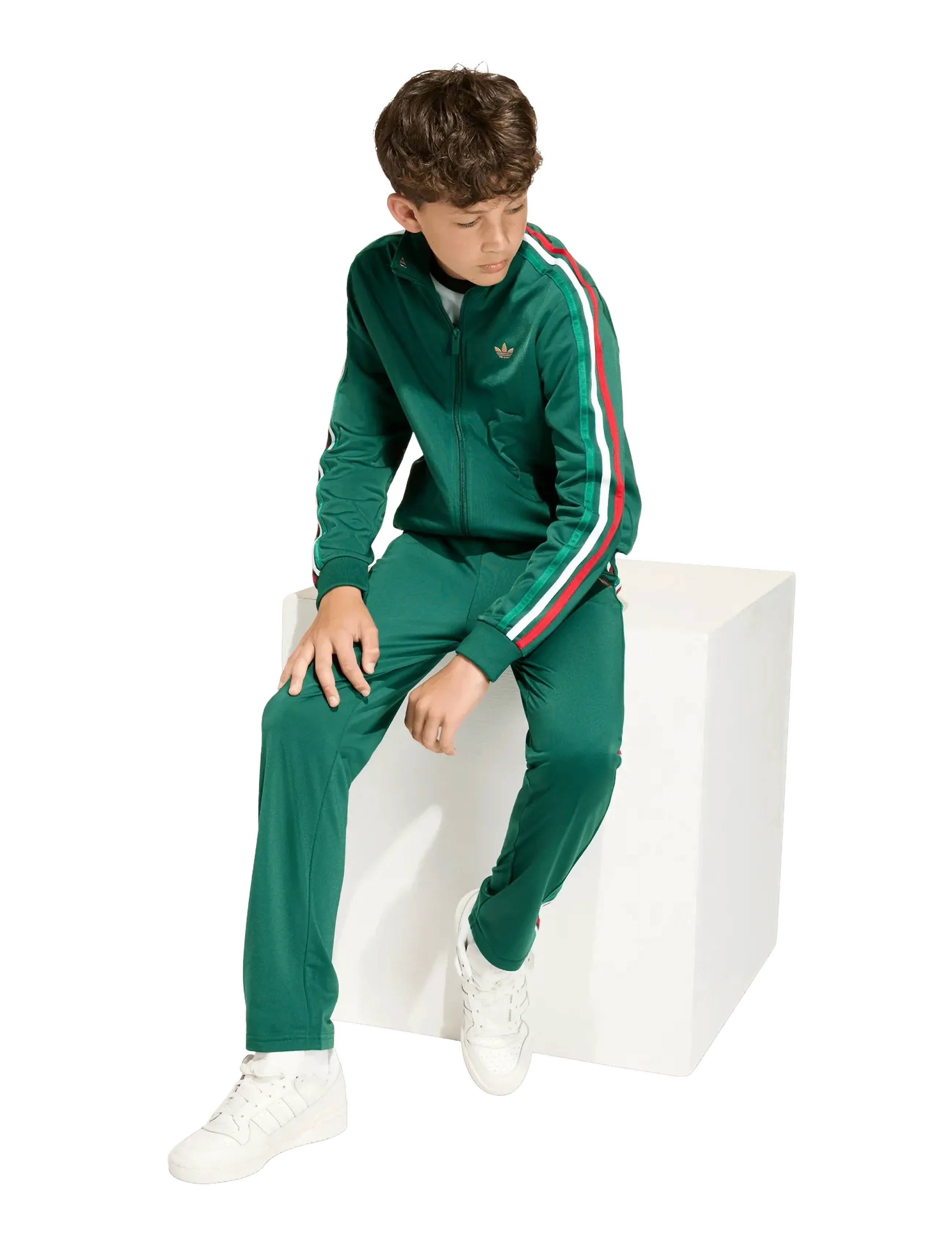 adidas Originals FIREBIRD TP - Mjukisbyxor - DRKGRN/DRFOGO / green