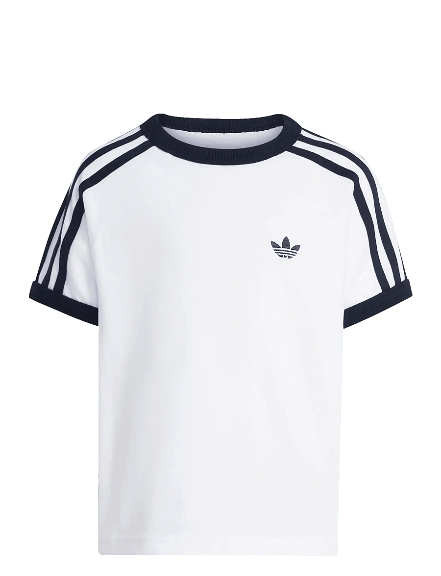 adidas Originals - 3 STRIPES TEE - sports tops - white/black - 1
