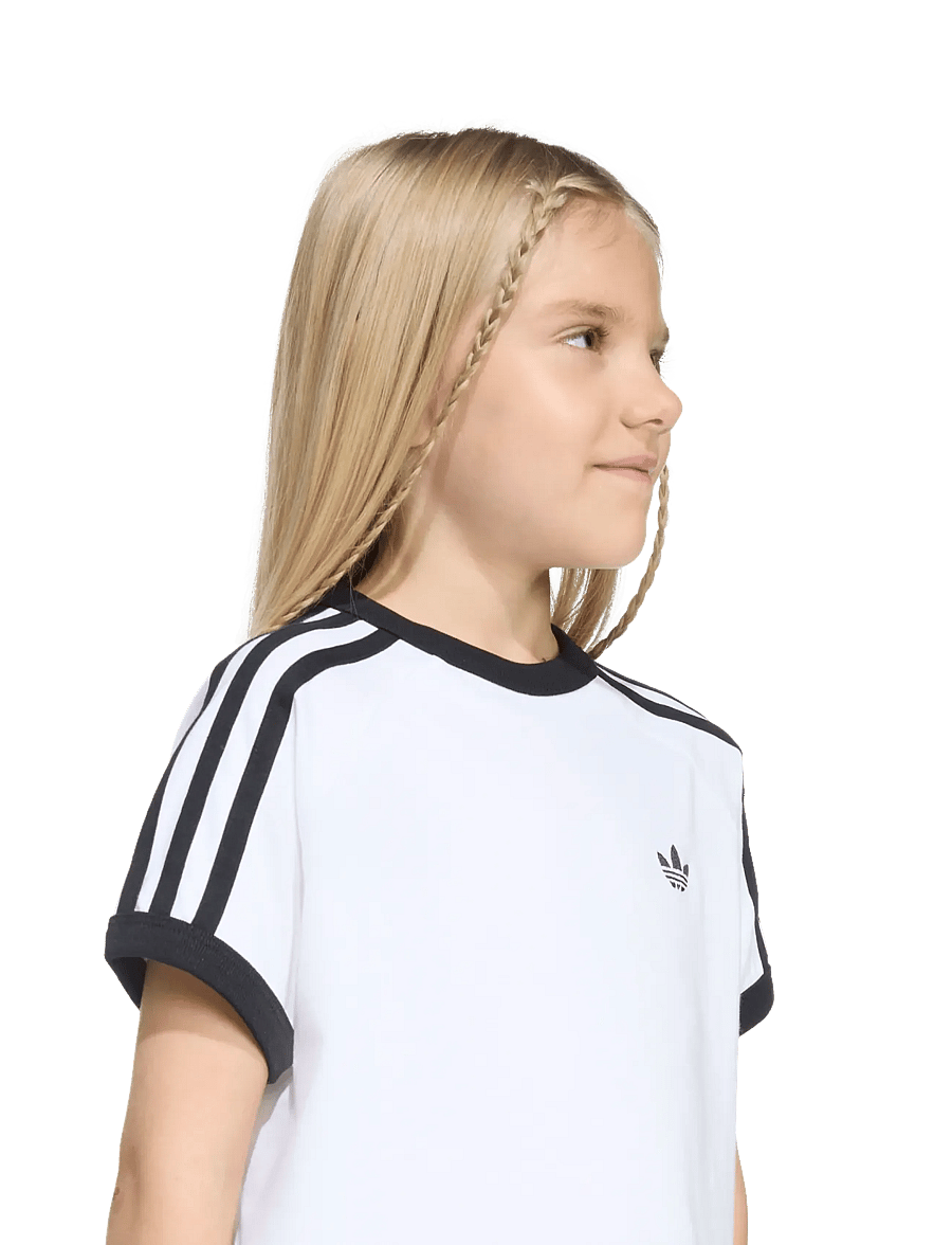 adidas Originals - 3 STRIPES TEE - sports tops - white/black - 5