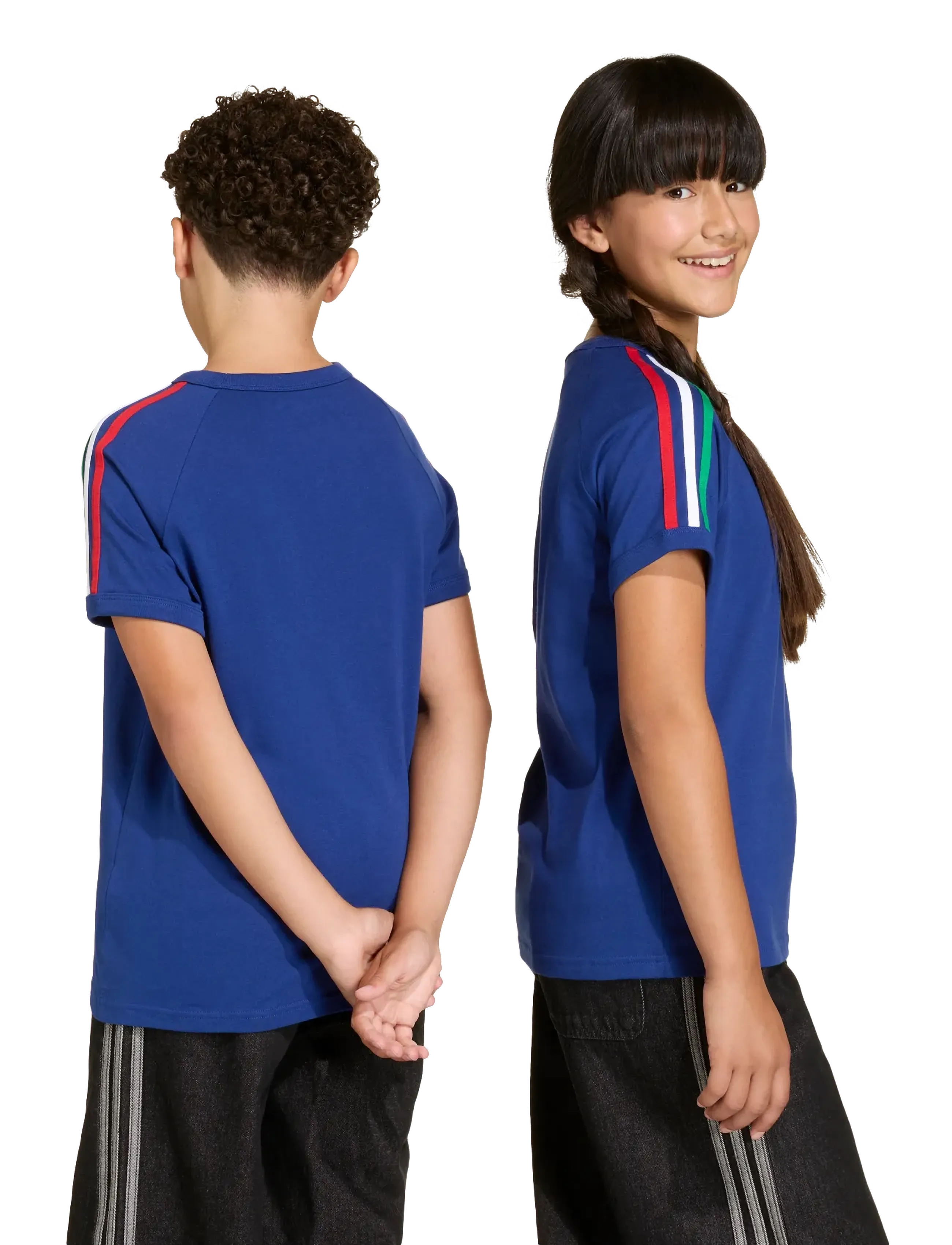 adidas Originals - 3 STRIPE TEE - topy sportowe - vicblu/lgfogo - 5