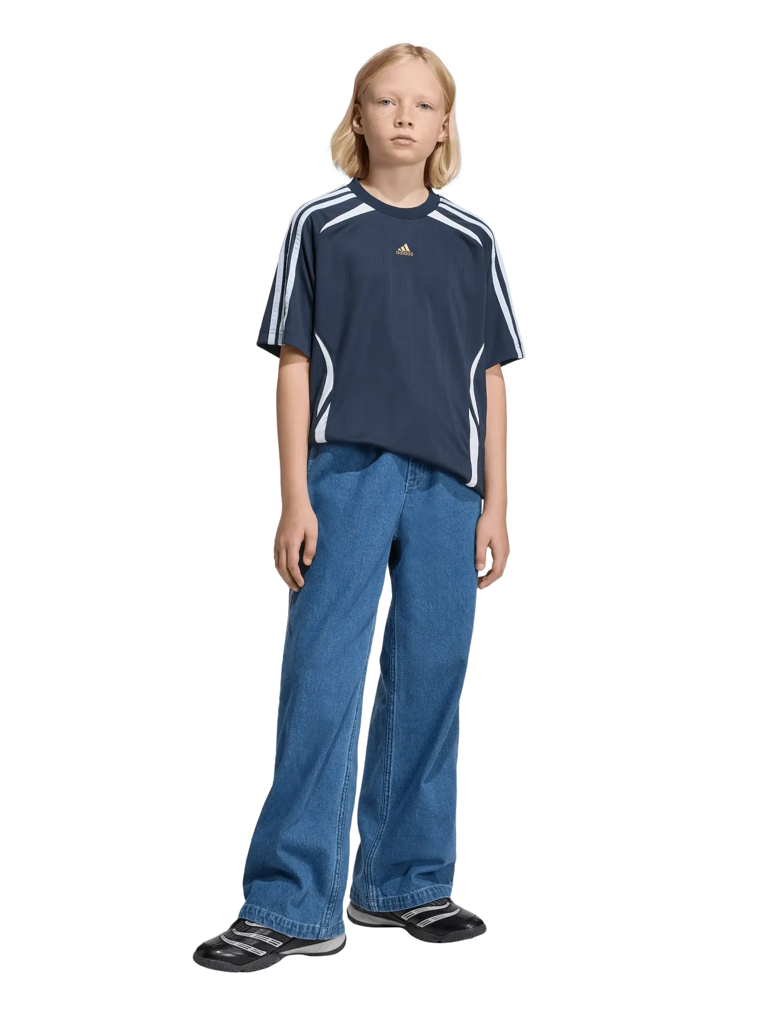 adidas Originals TEAMGEIST TEE - Riided - AURINK / navy