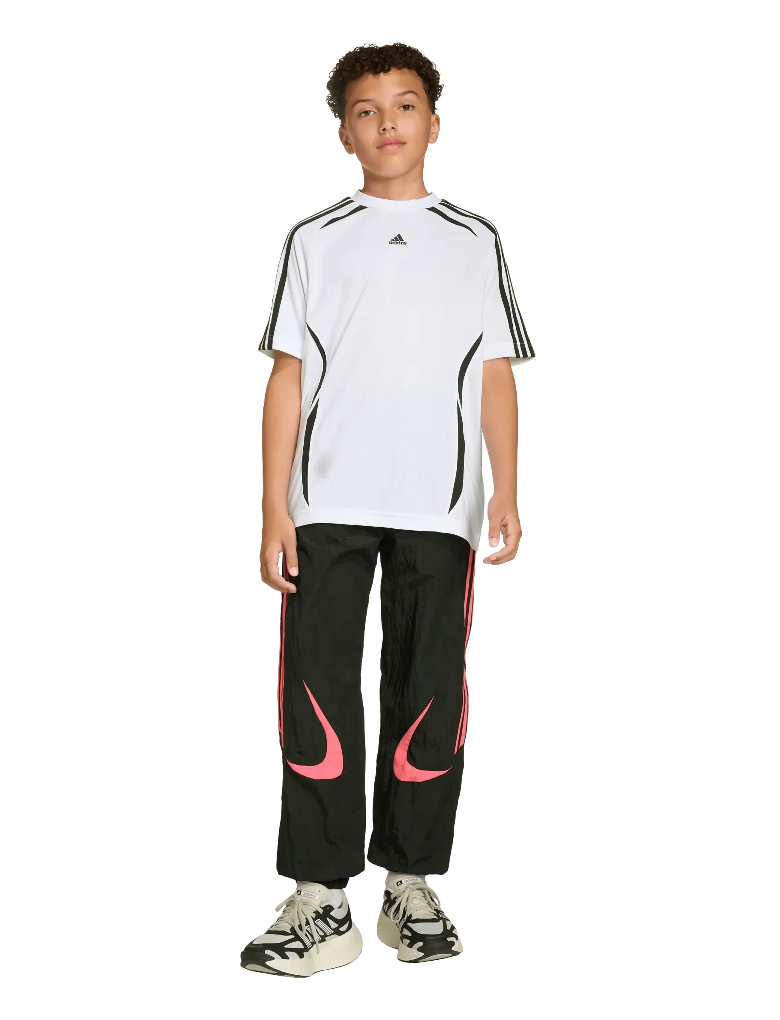 adidas Originals TEAMGEIST TEE - Riided - BLACK / white