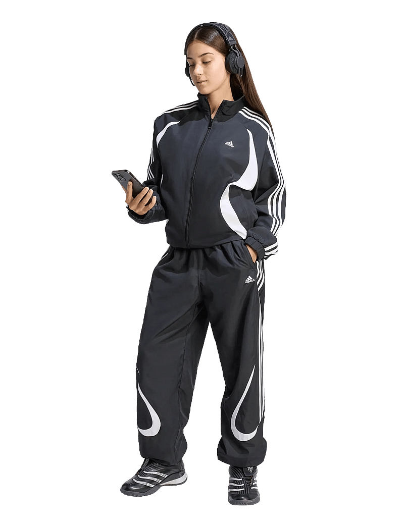 adidas Originals - TEAMGEIST LO TP - jogginghosen - black/white/white/whi - 0