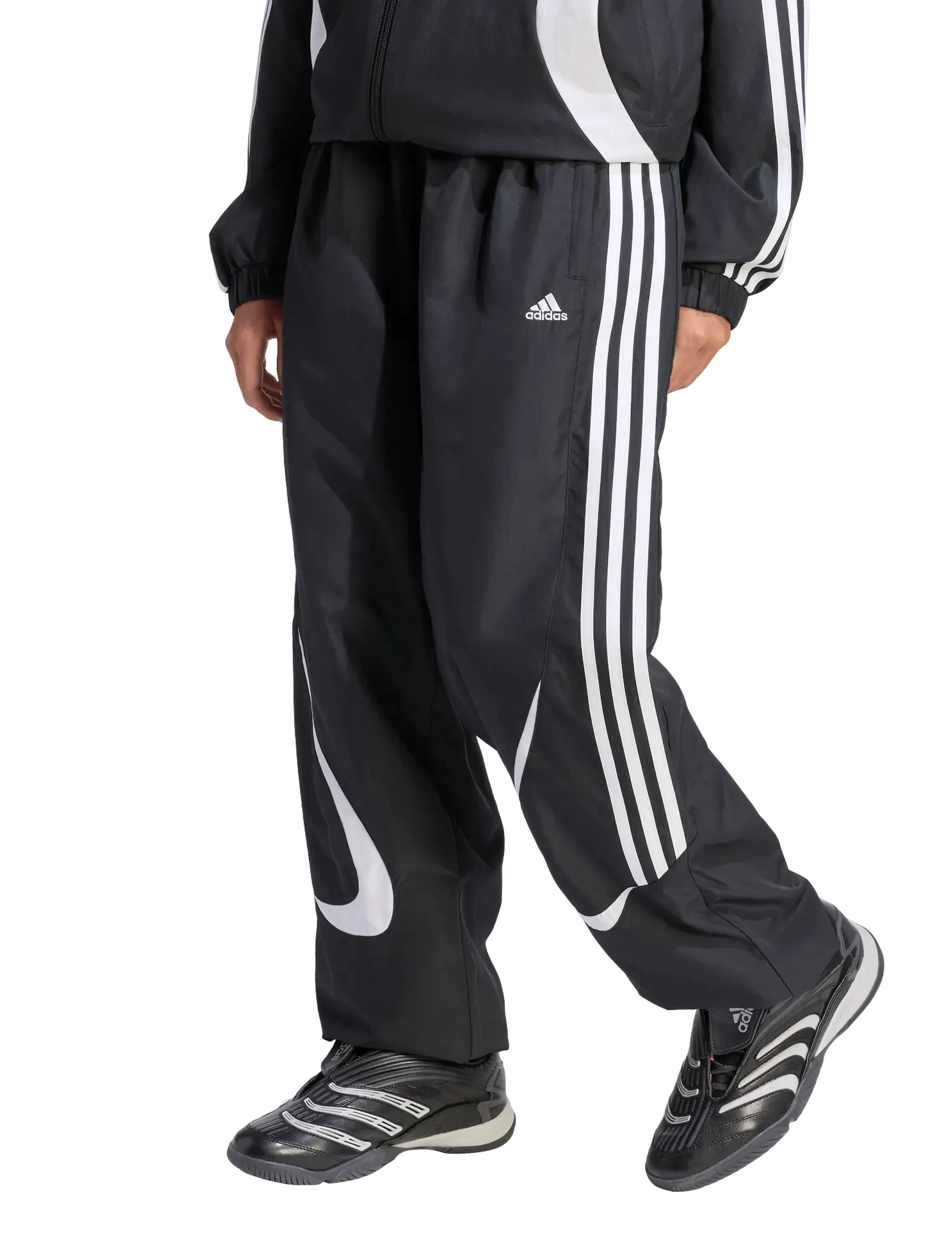 adidas Originals - TEAMGEIST LO TP - sweatpants - black/white/white/whi - 2