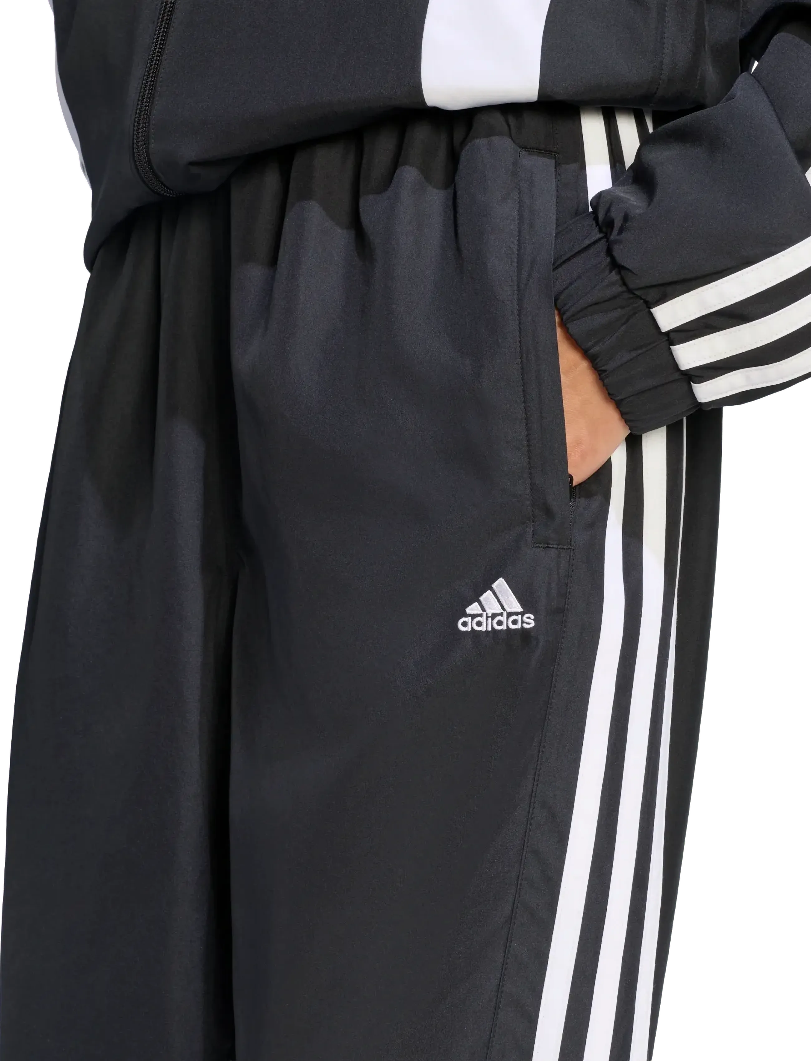 adidas Originals - TEAMGEIST LO TP - sweatpants - black/white/white/whi - 3