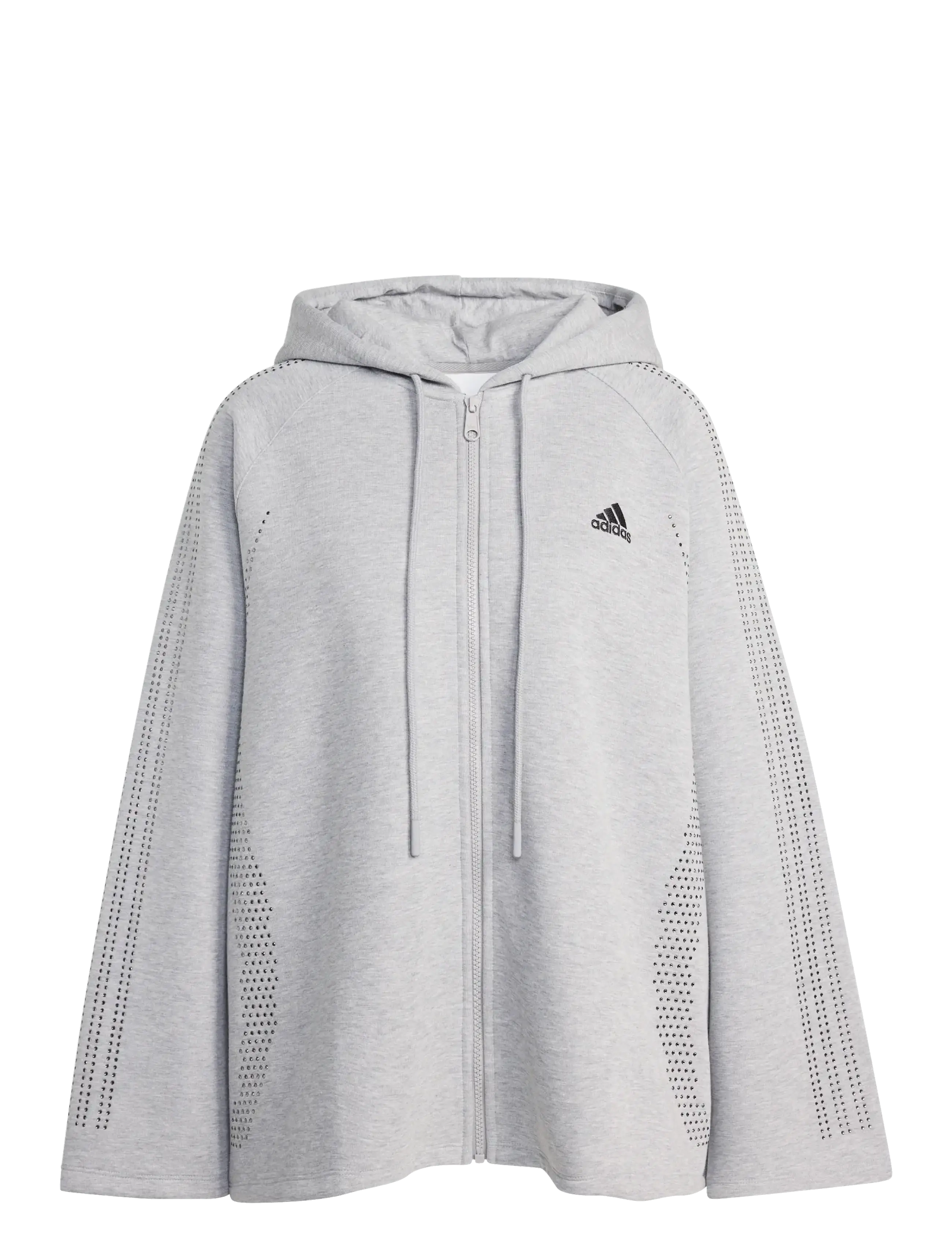 adidas Originals TEAMGEIST TT - Kapuutsiga dressipluusid - MGREYH / grey