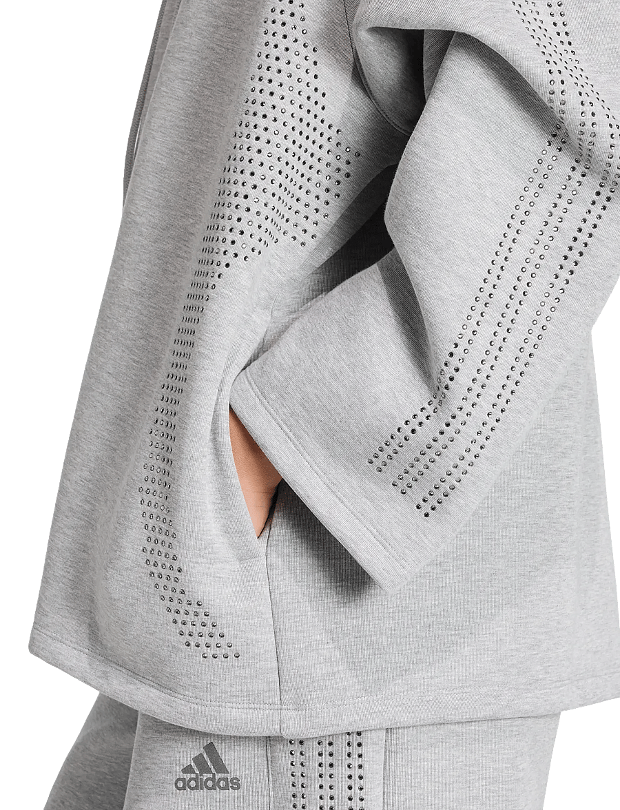 adidas Originals - TEAMGEIST TT - kapuutsiga dressipluusid - mgreyh - 2