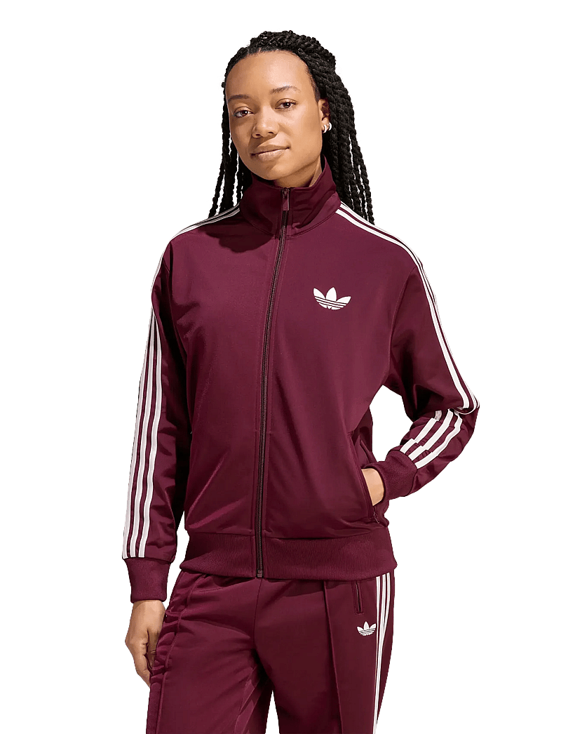 adidas Originals - FB TT LOOSE - sportjacken - maroon/owhite - 2