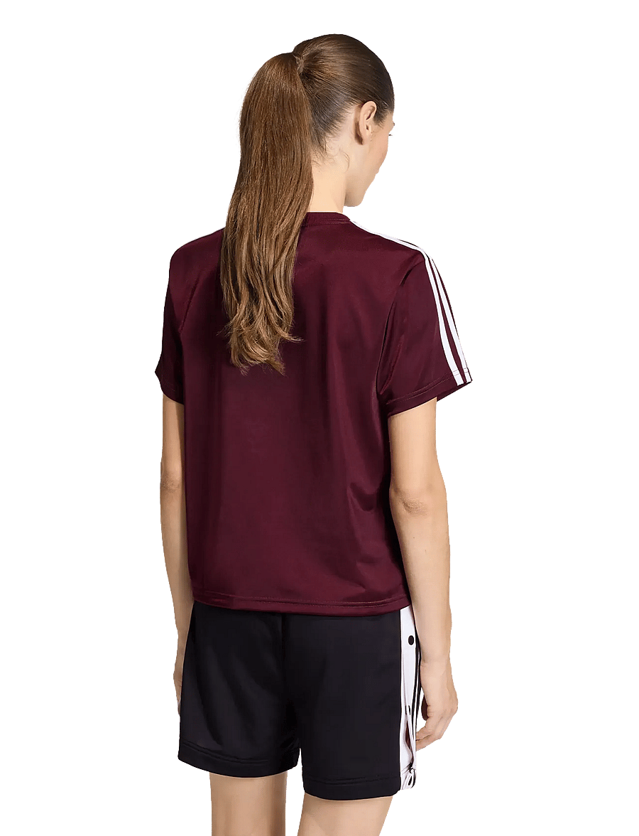 adidas Originals - Firebird TEE - alussärgid ja t-särgid - maroon/owhite - 5