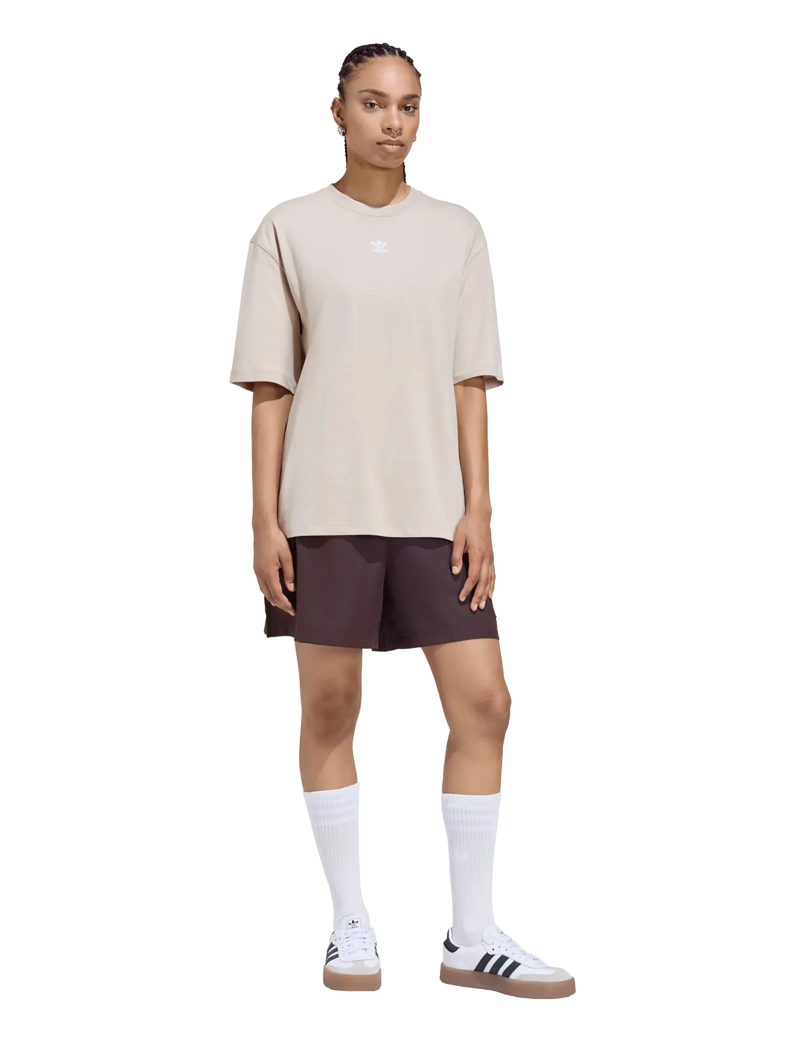 adidas Originals ESS BOYFR TEE - adidas Originals - STOKHA / beige