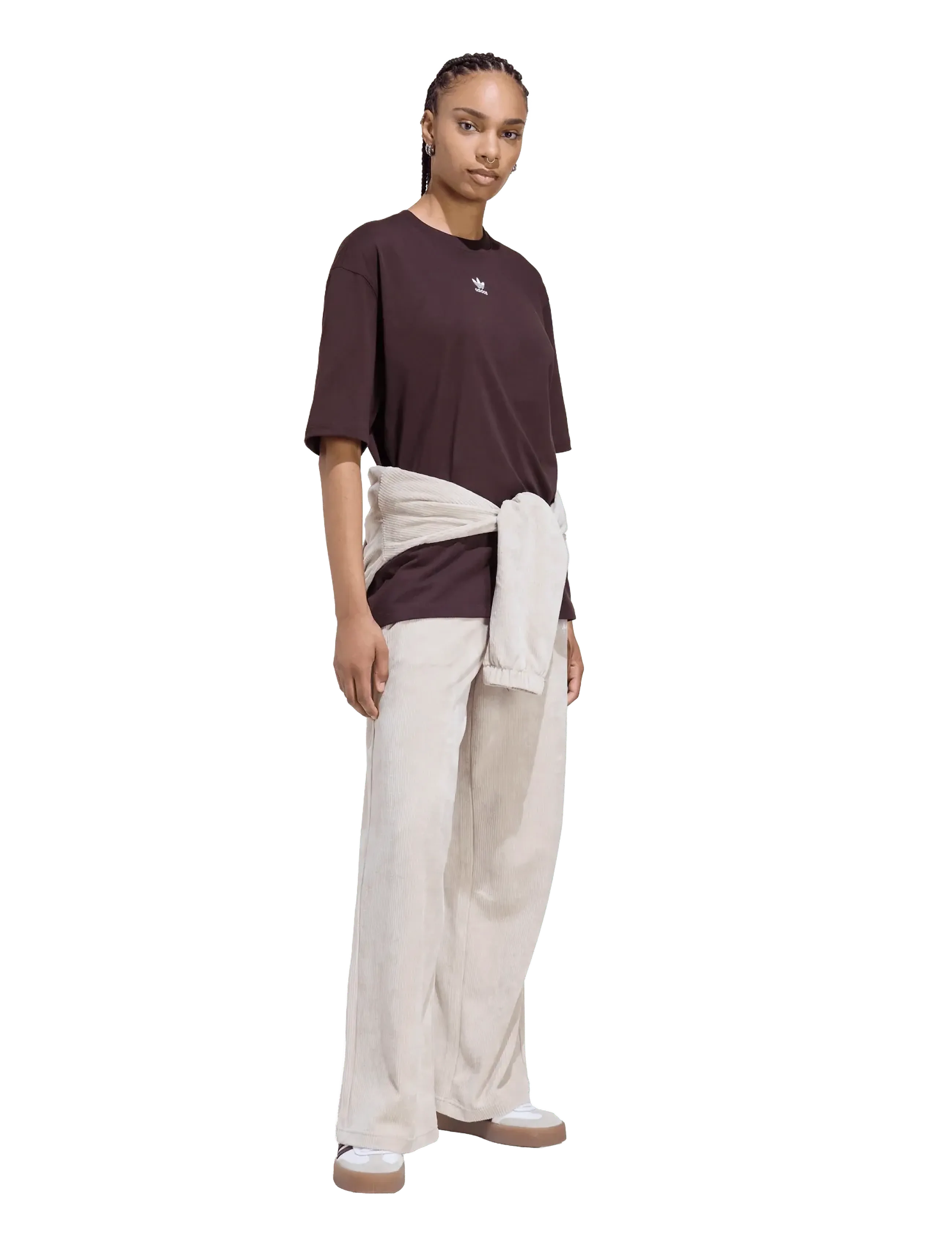 adidas Originals ESS BOYFR TEE - T-shirts - AUCO / burgundy