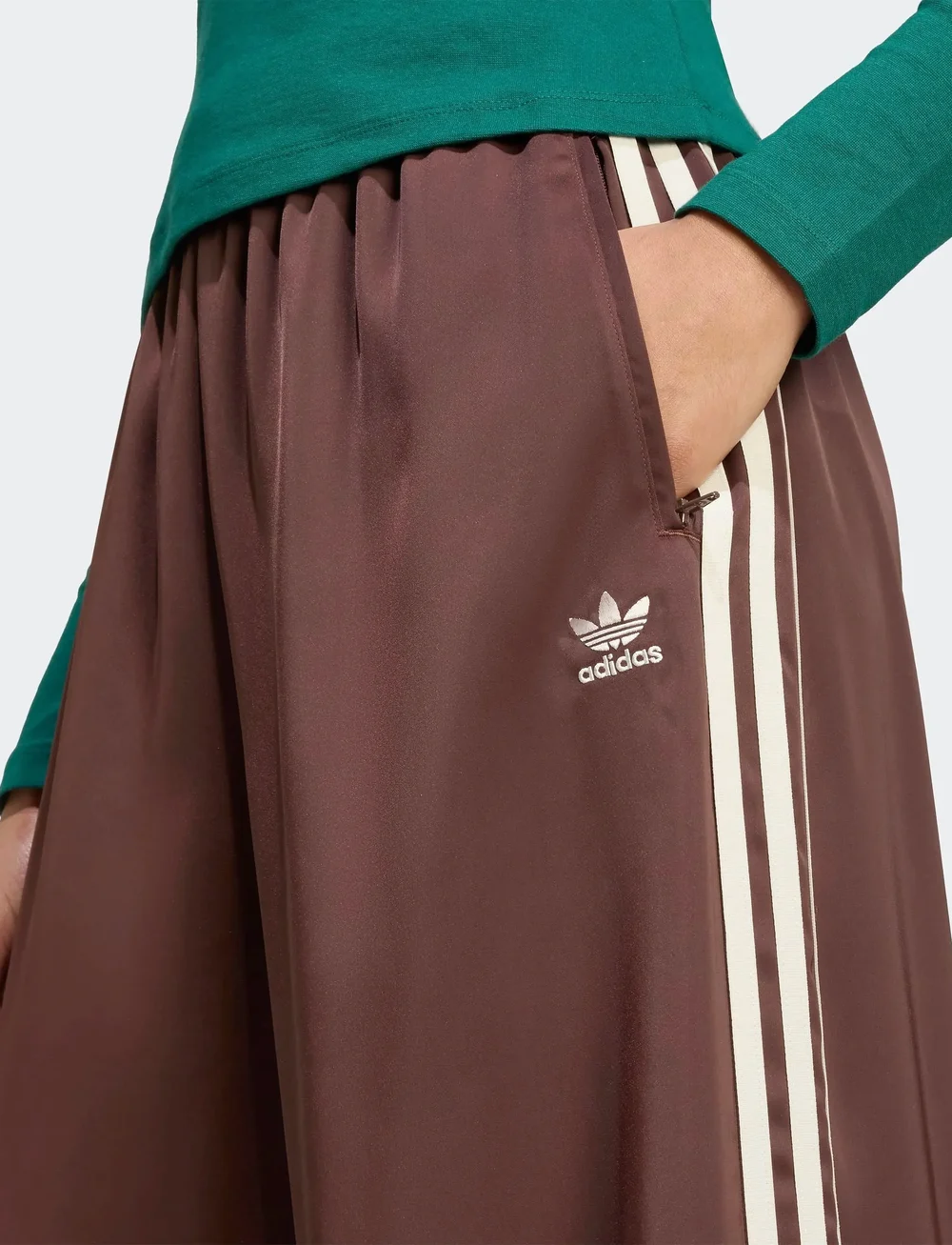 adidas Originals - SATIN TP WL - casual - auburn/crewht - 2