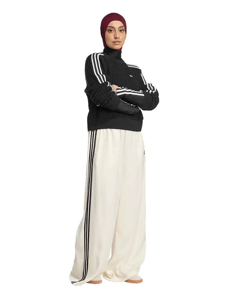 adidas Originals - SATIN TP WL - Æfingabuxur - crewht/black - 0
