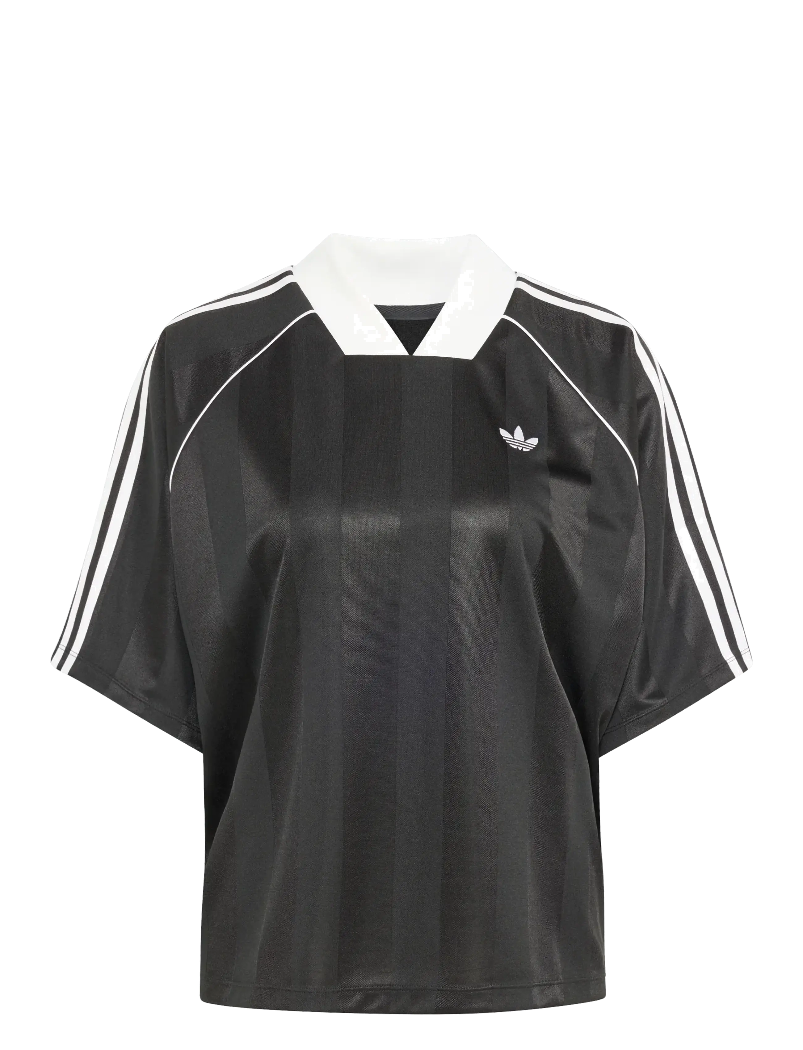 adidas Originals 3S JAQUARD TEE - Nýkomið - BLACK / black