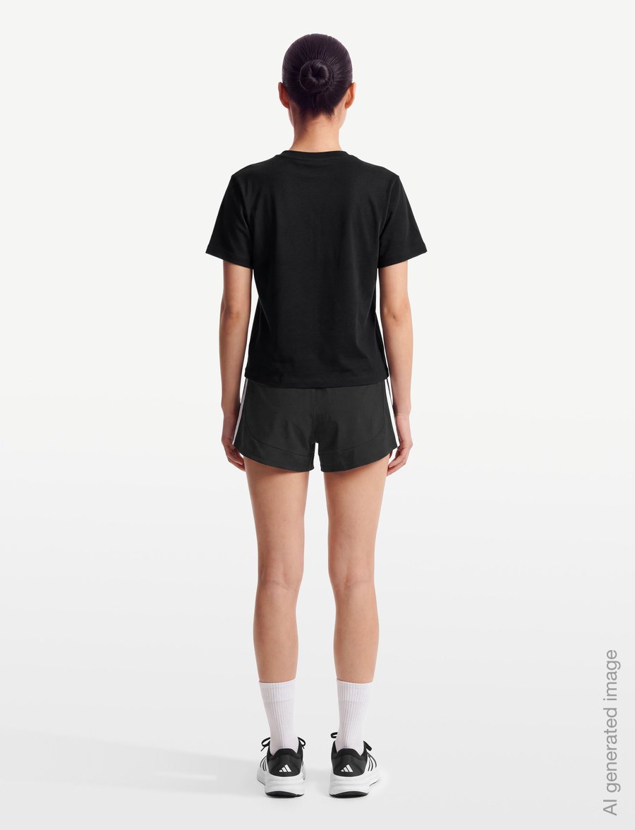 adidas Originals - TREFOIL BOXY T - t-shirts - black - 4