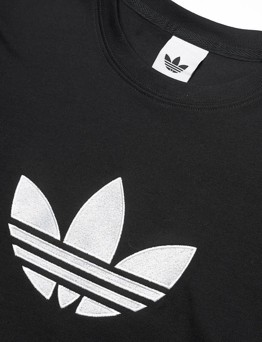 adidas Originals - TREFOIL BOXY T - alussärgid ja t-särgid - black - 2