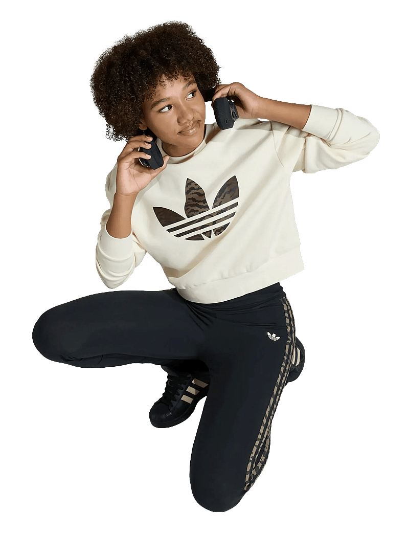 adidas Originals - 3S TIGHTS - leggings - black/nbrown - 0