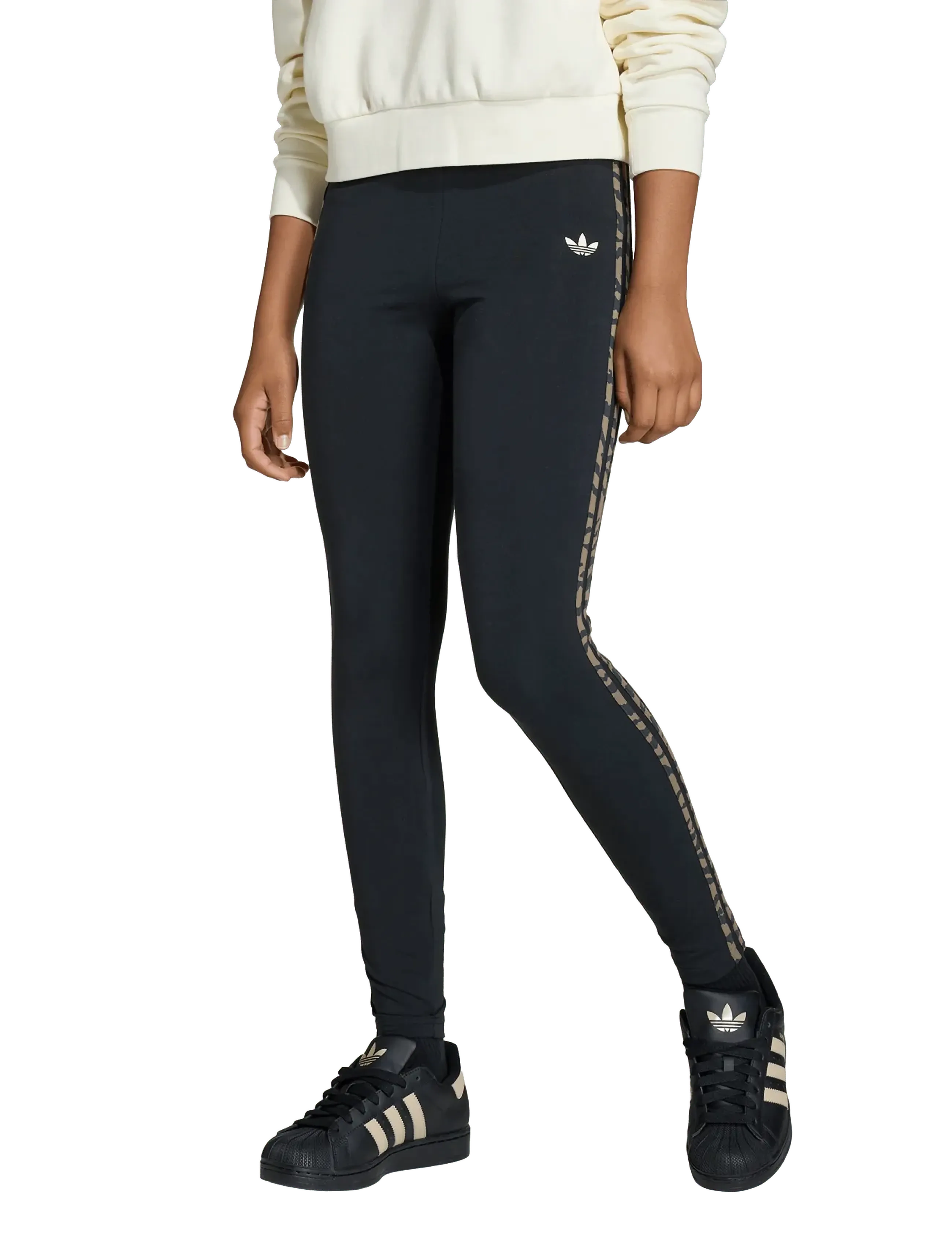 adidas Originals - 3S TIGHTS - leggings - black/nbrown - 5