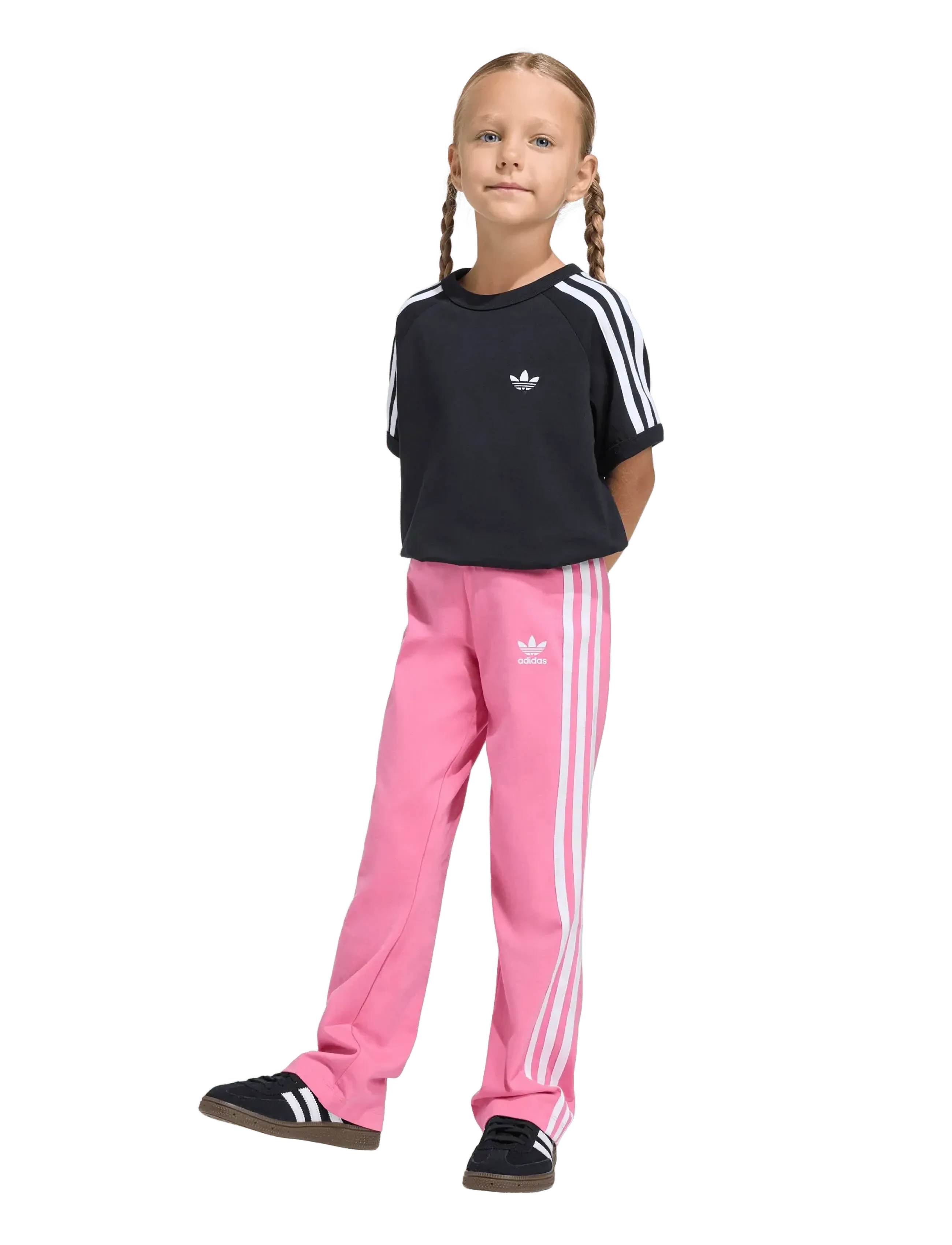 adidas Originals 3 Stripes Tee, 104, Black, T-Shirts > Kortærmede, Børn