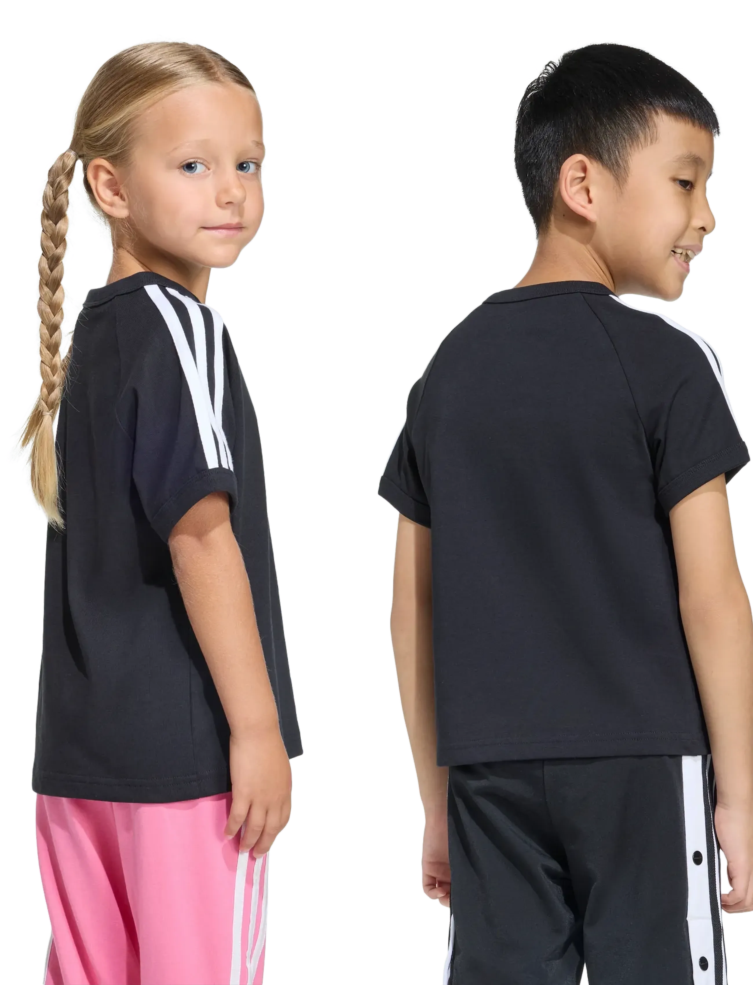 adidas Originals - 3 STRIPES TEE - black - 3