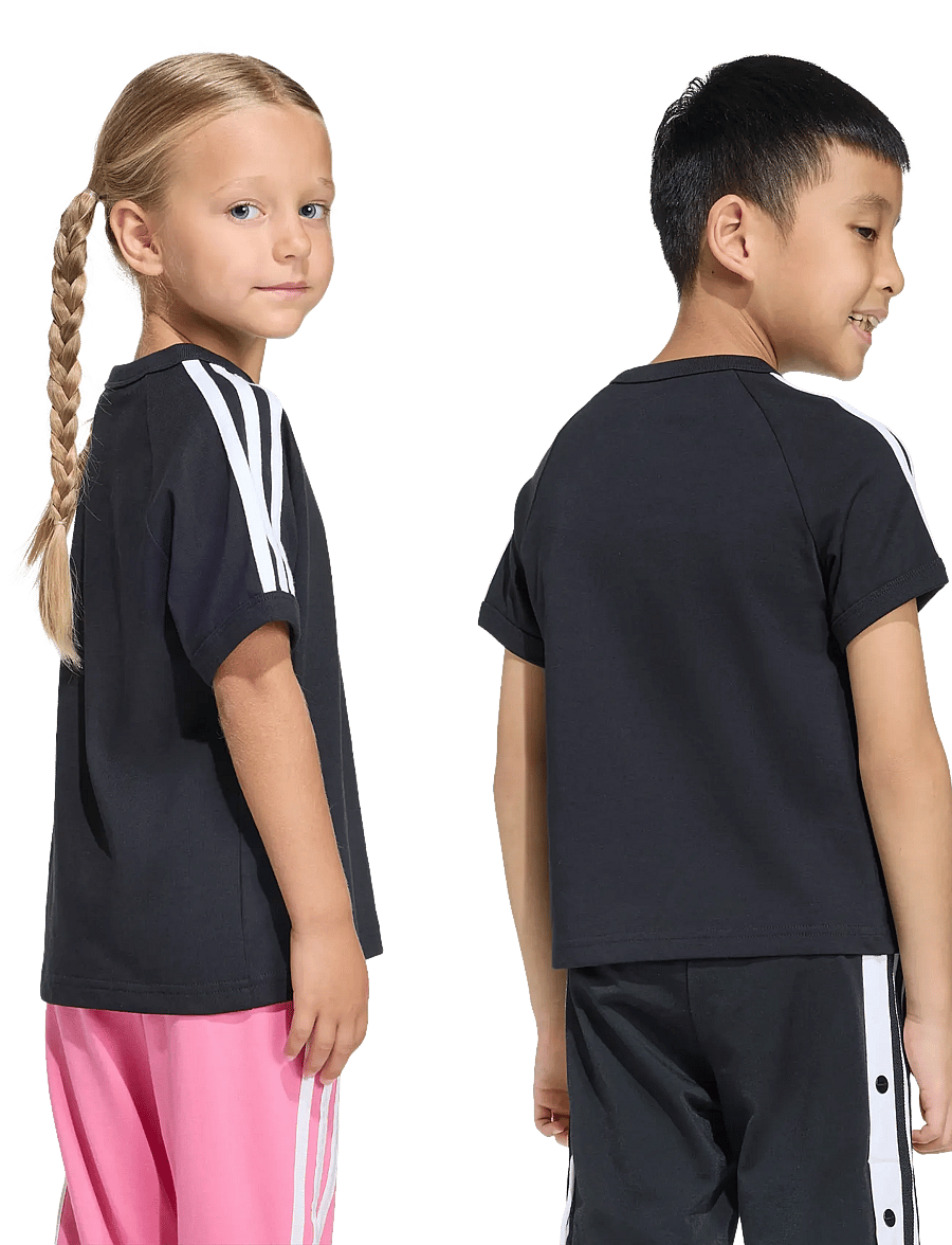 adidas Originals - 3 STRIPES TEE - sportoberteile - black - 3